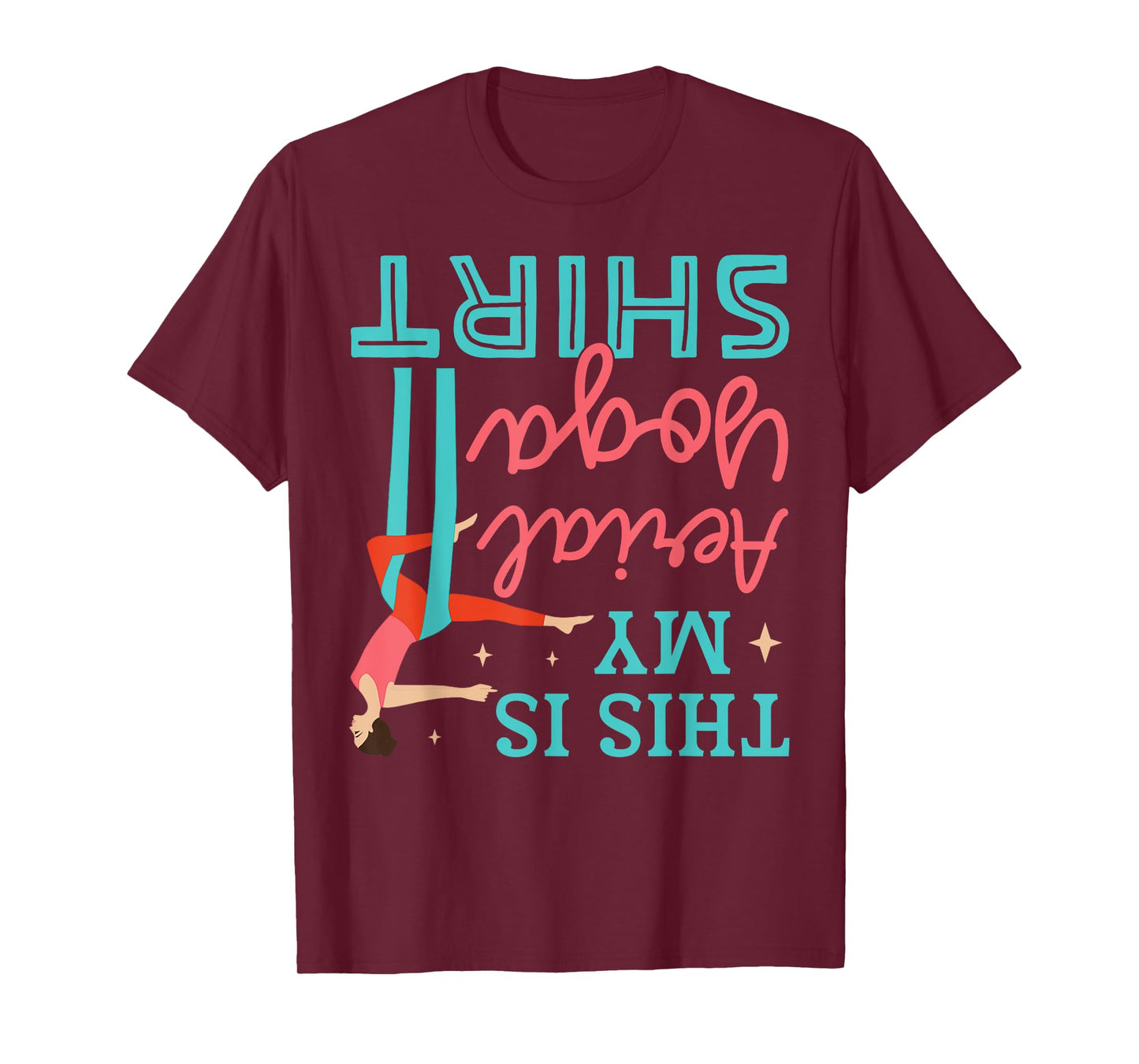 This Is My Aerial Yoga Tee Instructor Memes Funny Gift T-Shirt