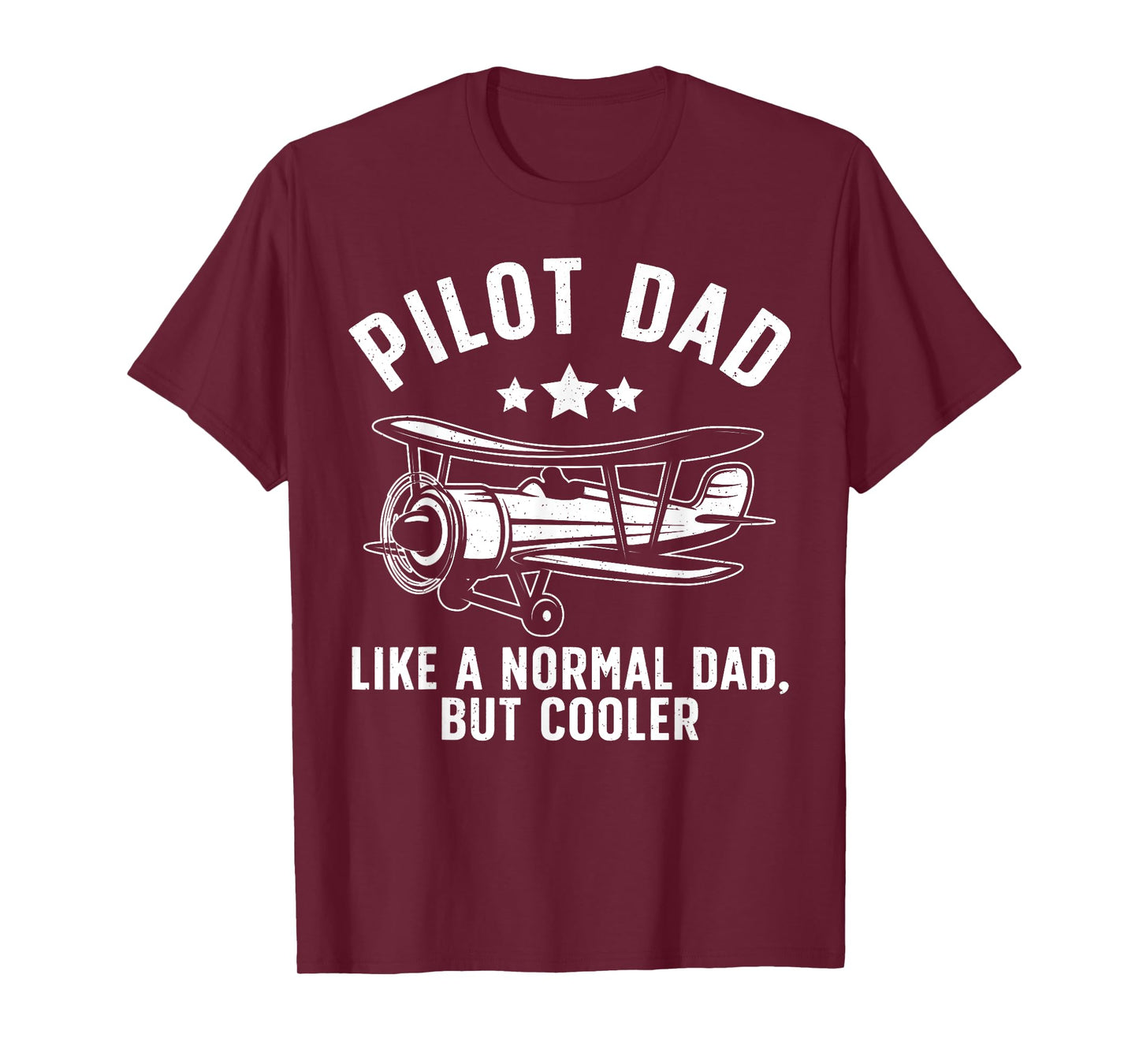 Funny Pilot Dad Art For Men Father Aviation Airplane Pilot T-Shirt