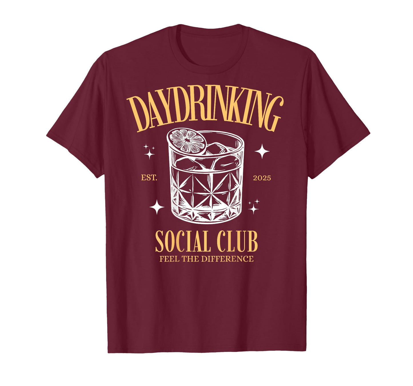 Daydrinking social club | Day Drinking Cocktail back print T-Shirt