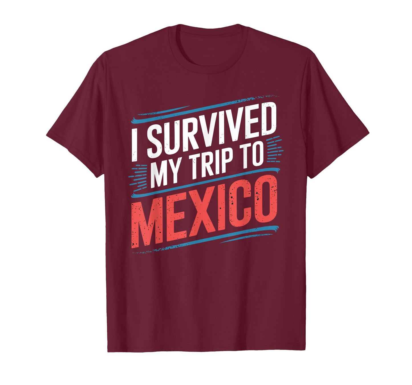 I Survived My Trip To MEXICO T-Shirt Simple City MEXICO T-Shirt
