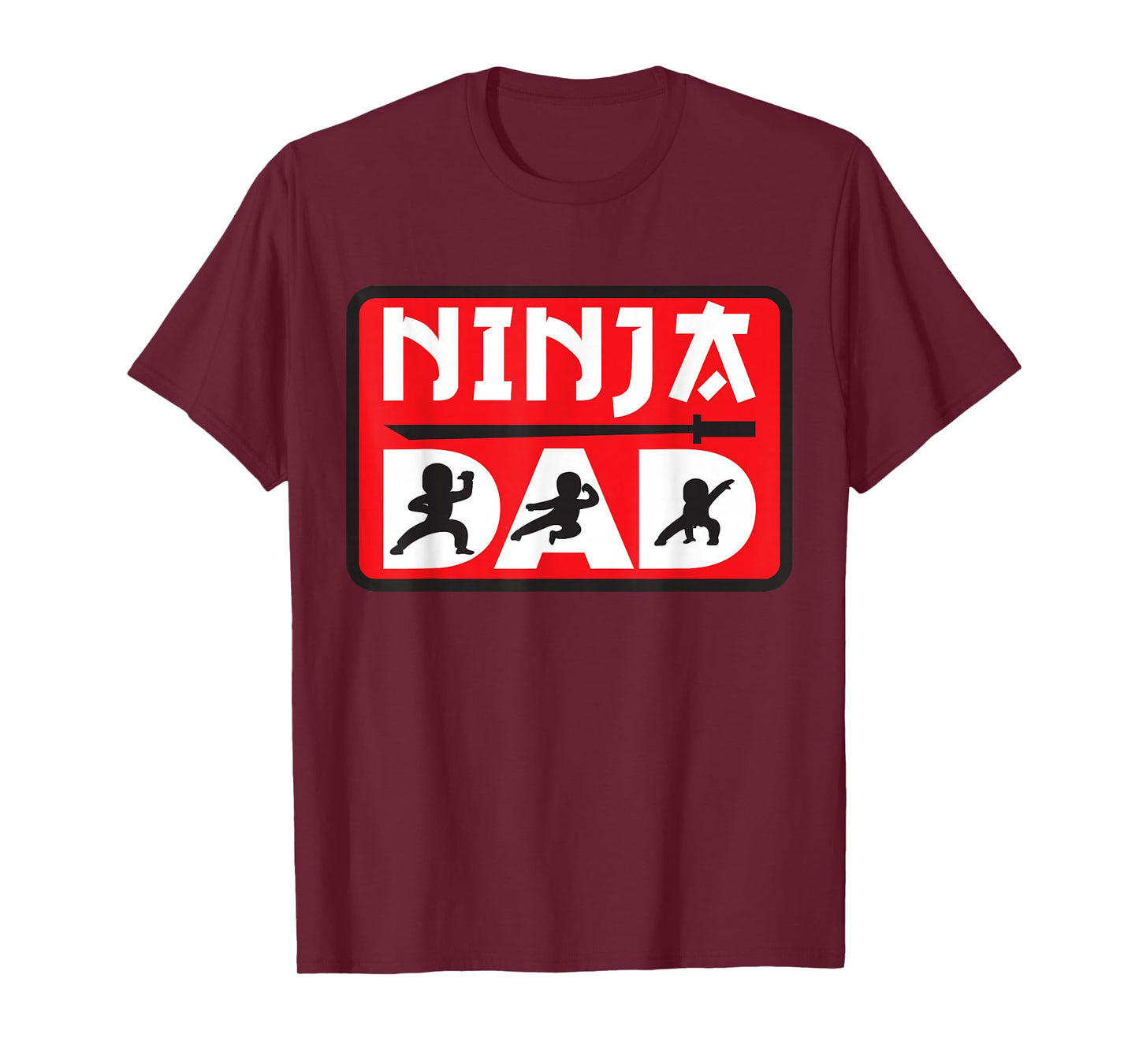 Ninja Dad Matching Family Ninja Warrior Funny Gift T-Shirt