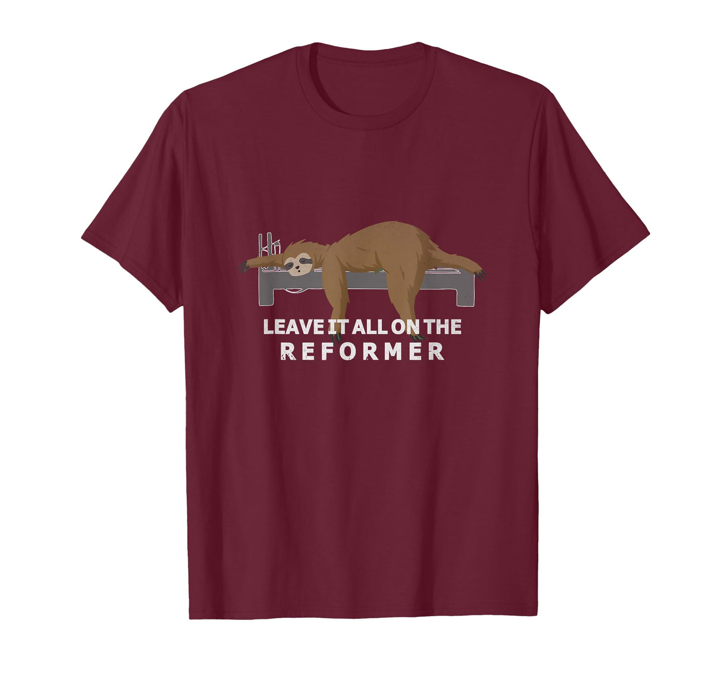 Reformer Pilates sloth Pilates T-Shirt