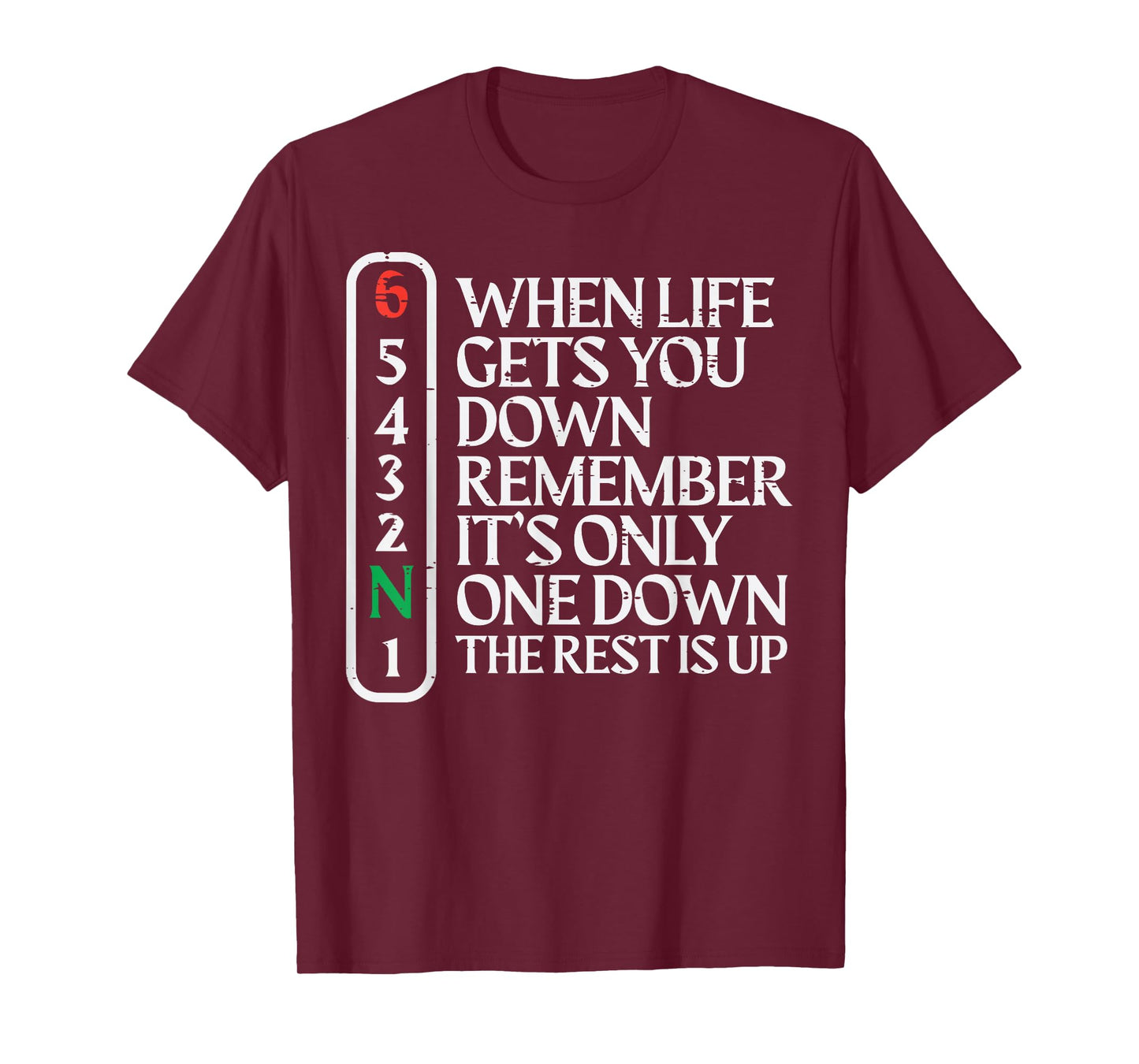 Biker When Life Gets You Down Motorcycle Gear Men Women Kids T-Shirt