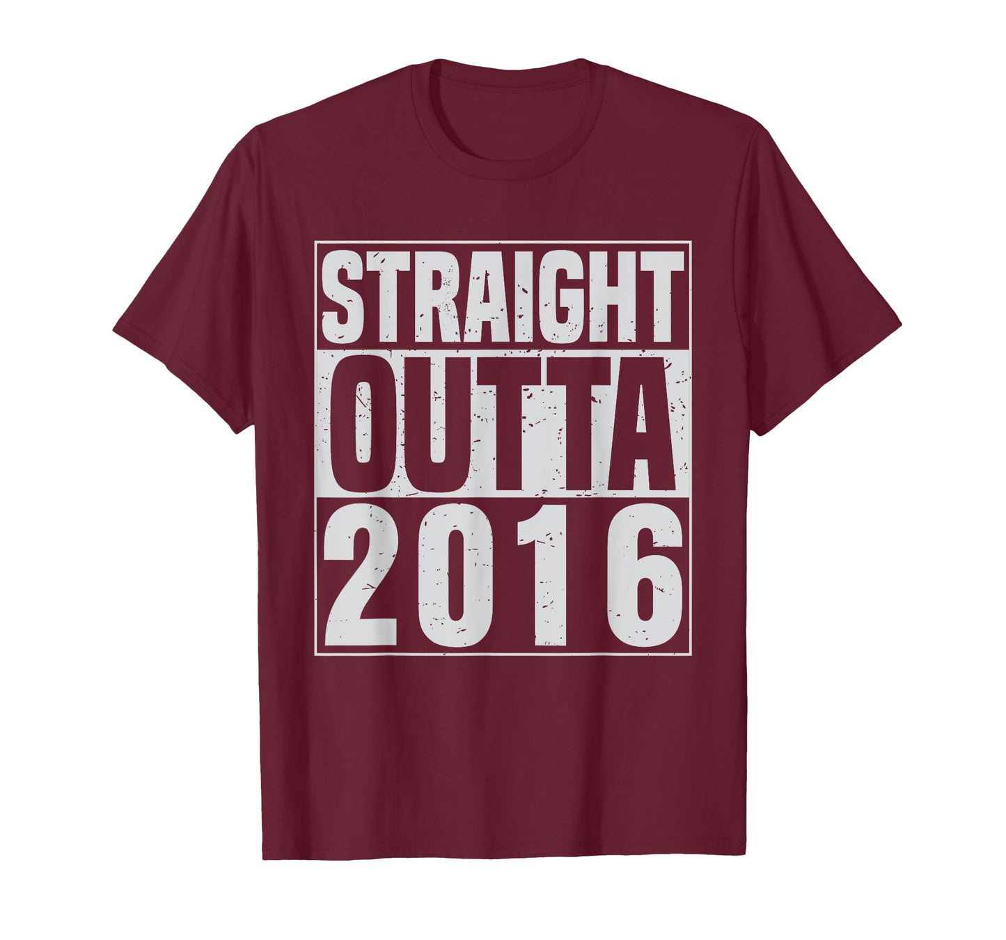 Straight Outta 2016 Classic Years Vintage Birth of Birthday T-Shirt