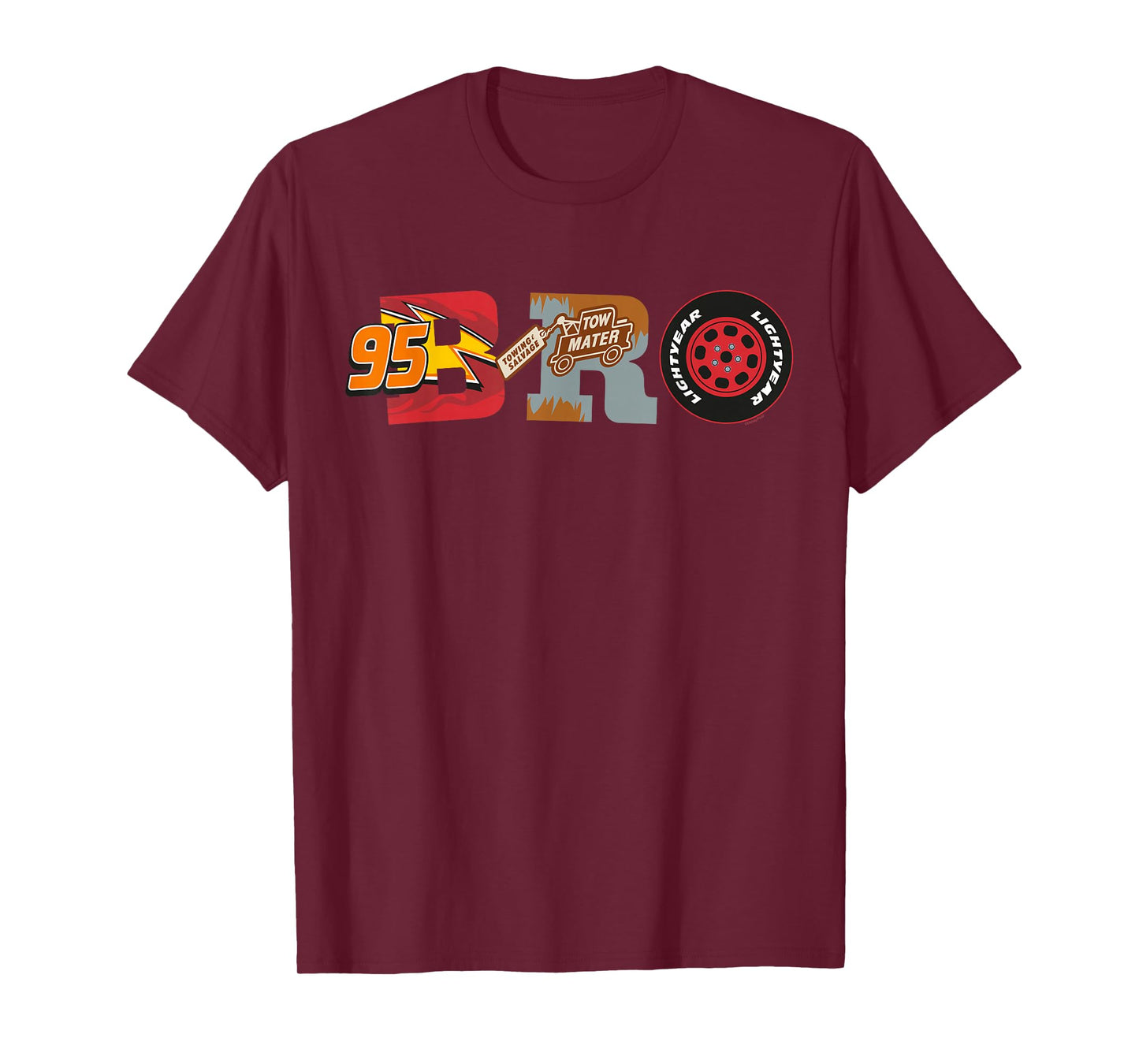 Disney & Pixar's Cars Bro Brother Family Trip Matching T-Shirt