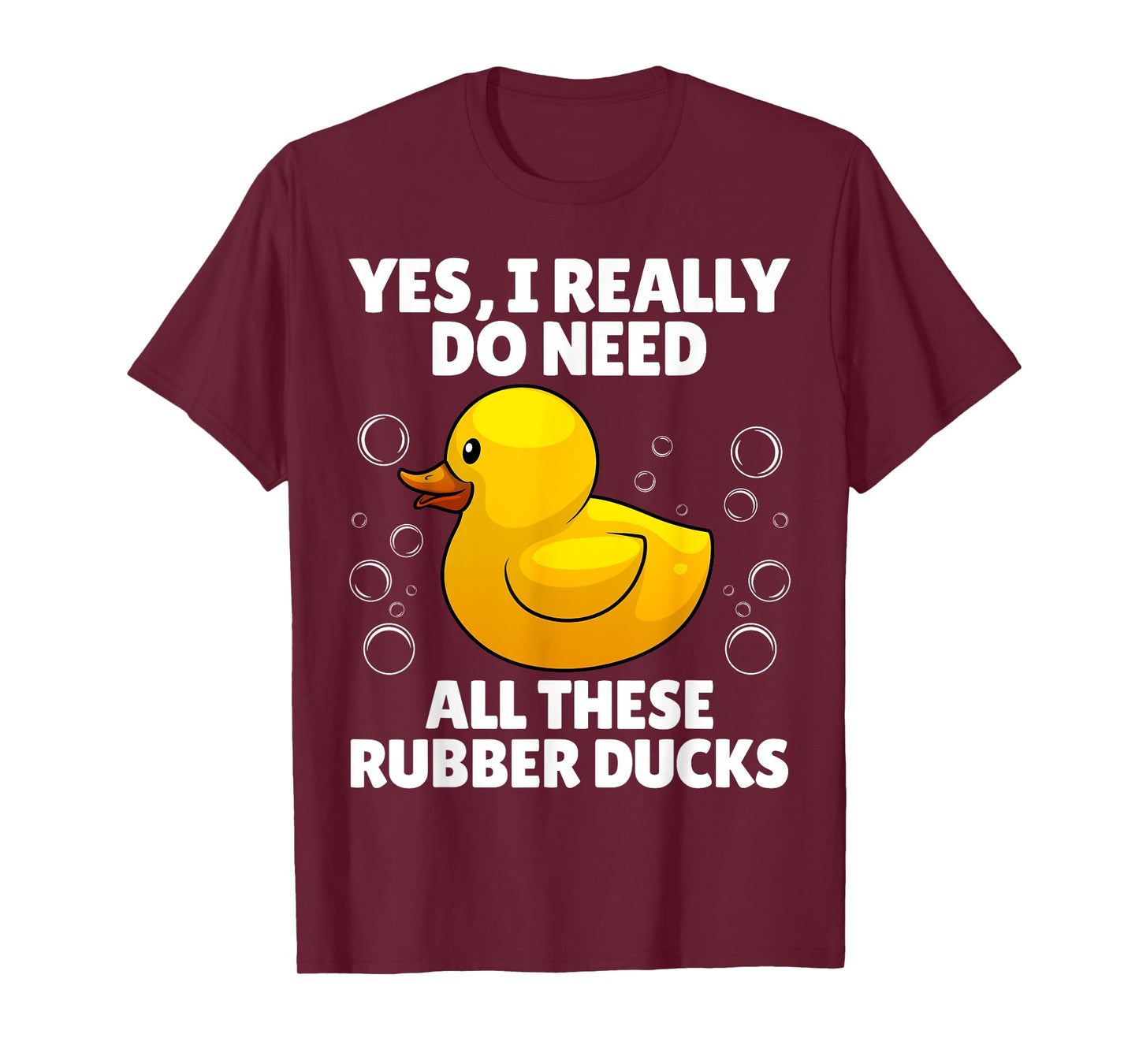Rubber Duck Art For Men Women Yellow Rubber Ducky Duck Lover T-Shirt
