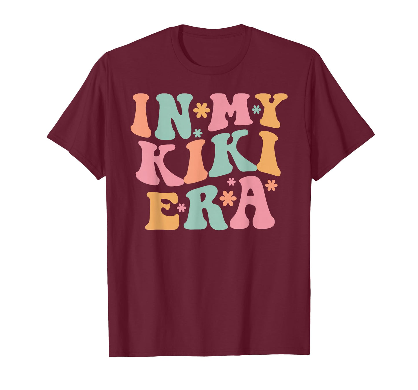 Retro Groovy In My Kiki Era Happy Mother's Day T-Shirt