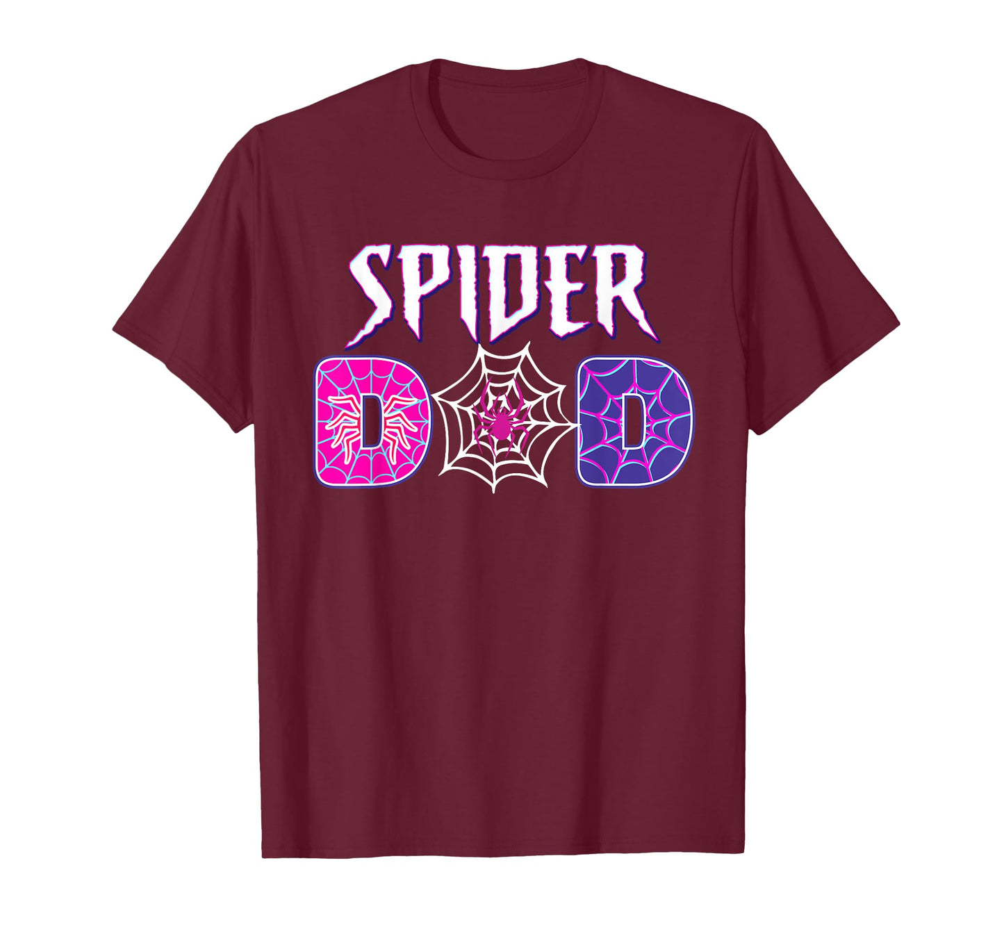 Funny Spider Dad Matching Family Birthday Father's Day T-Shirt