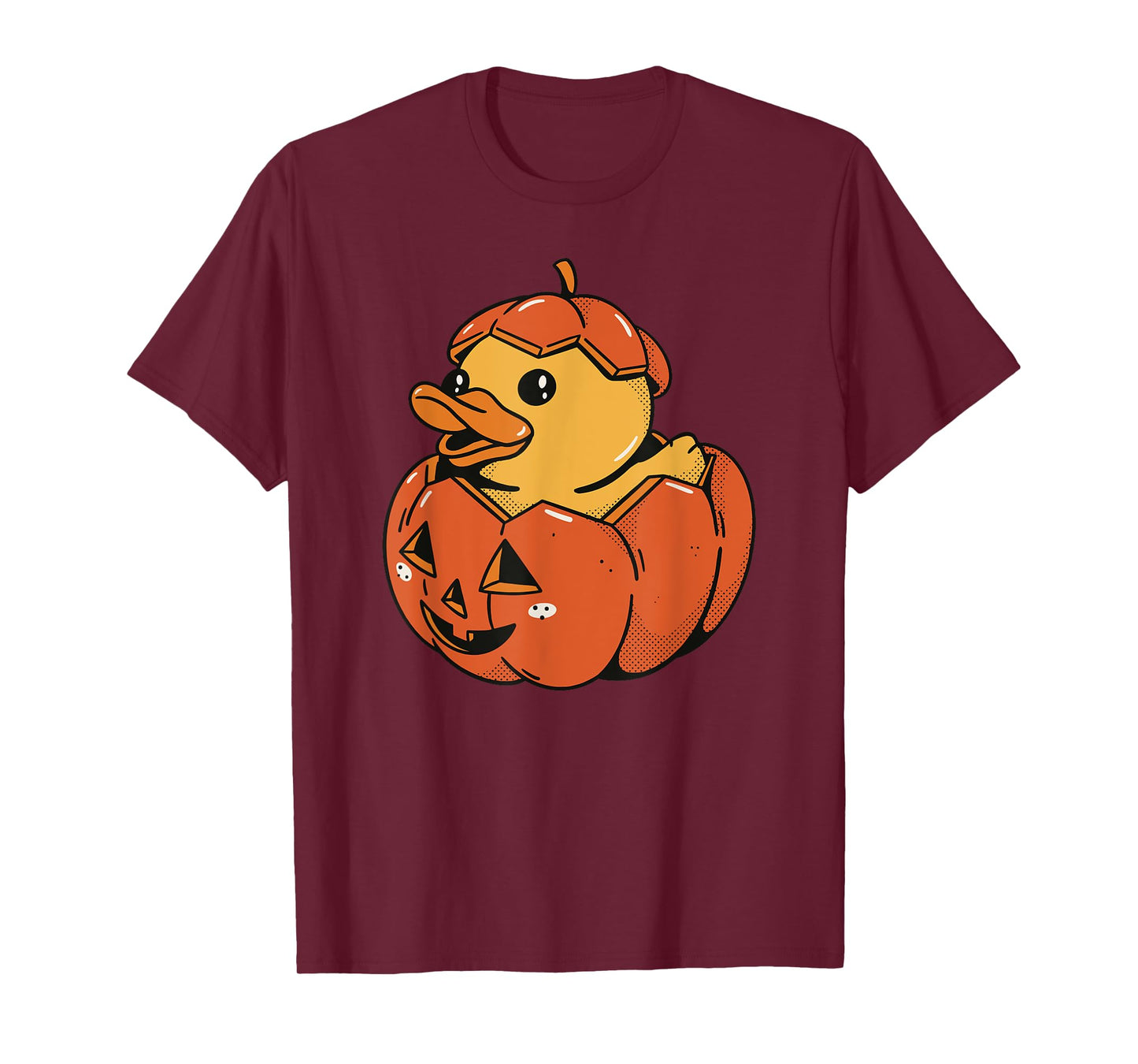 Rubber Duck Pumpkin - Funny Halloween T-Shirt