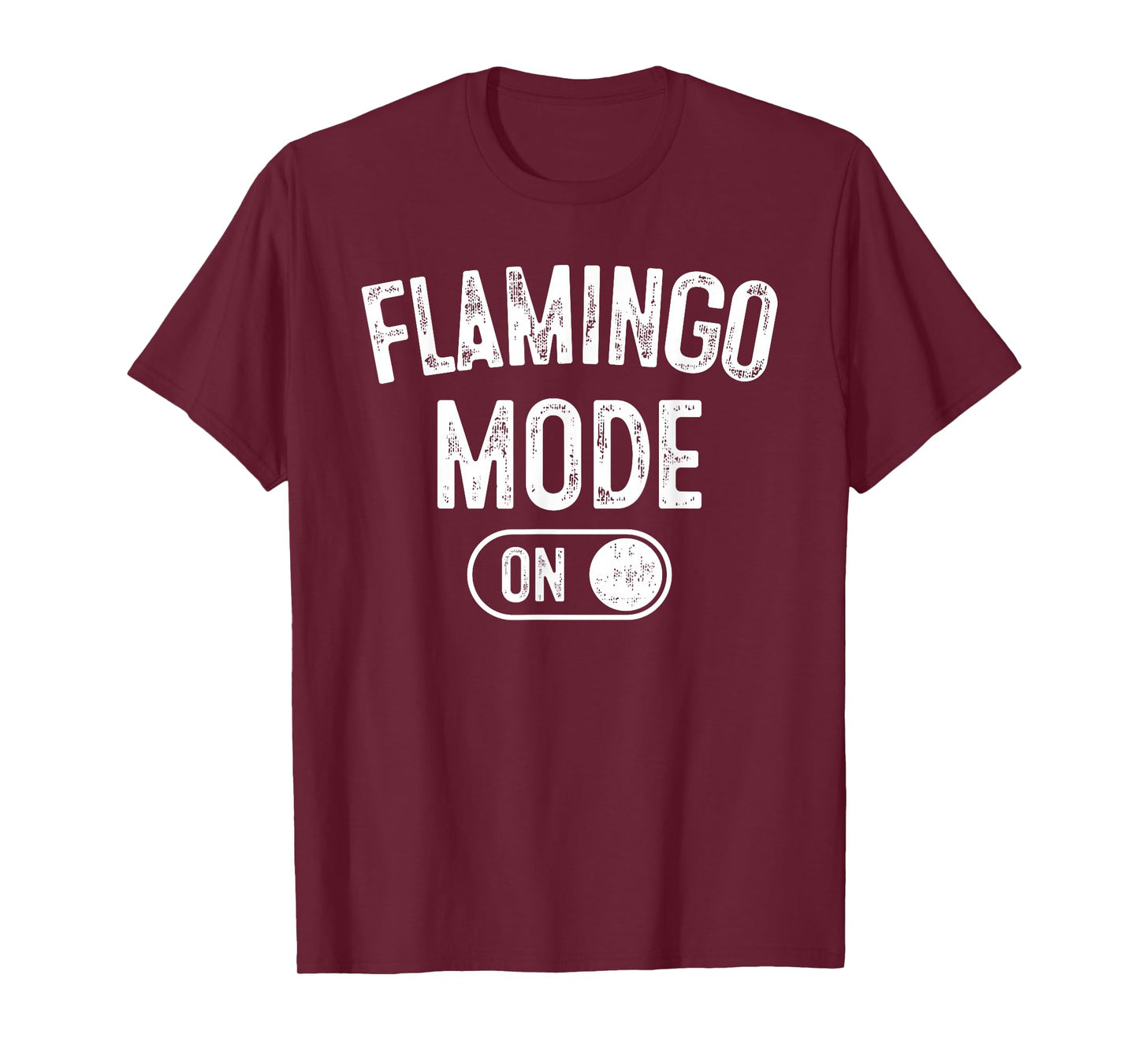 Flamingo Mode On Costume Funny Pink Bird Lover Gif T-Shirt