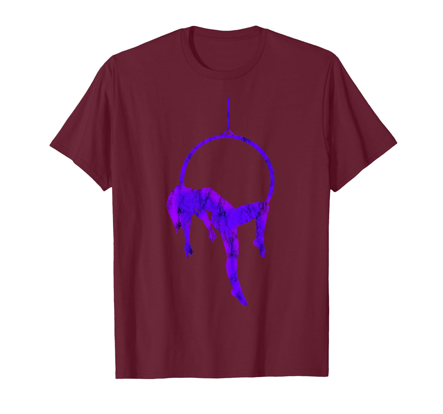Hanging Aerialist Aerial Hoop Silk Circus Lyra Trapeze T-Shirt