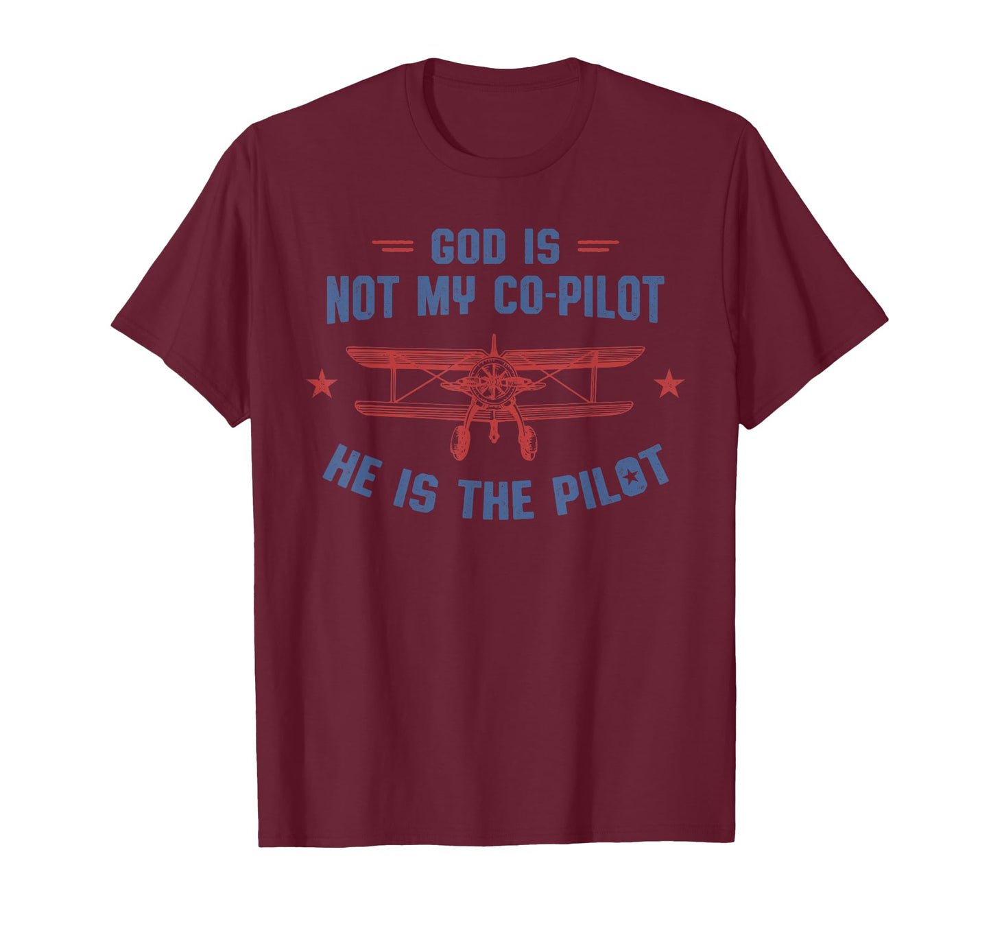 God is My Pilot Christian Aviation Tshirt T-Shirt
