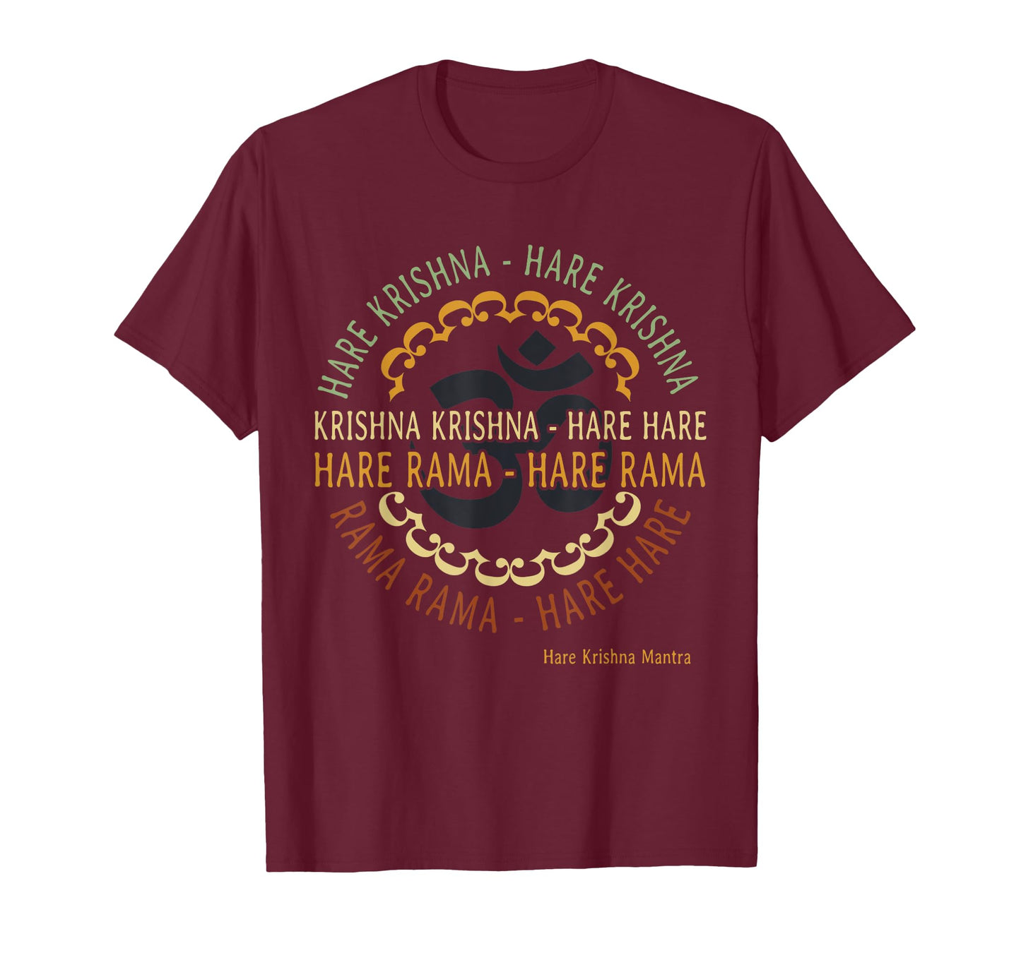 Hare Krishna Shirt Spiritual Hare Krishna Mantra T-Shirt