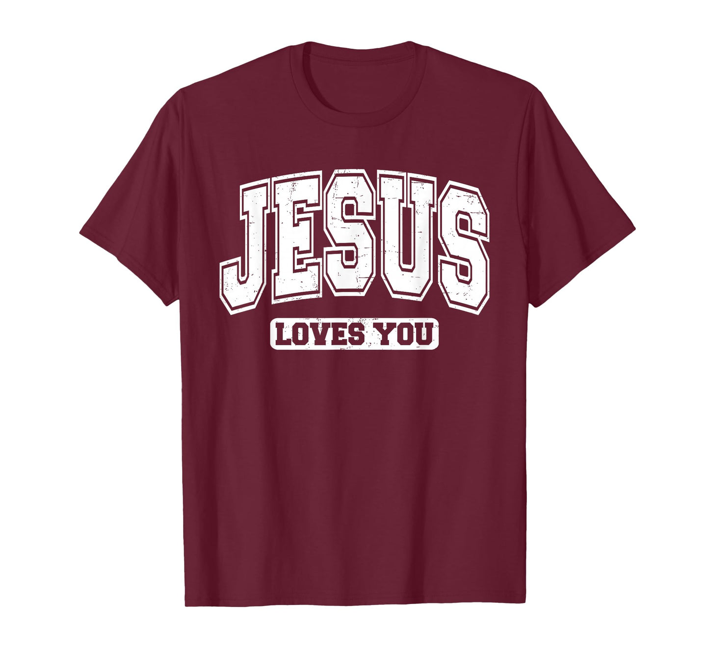 Jesus Loves You Vintage Style - Christian Faith T-Shirt