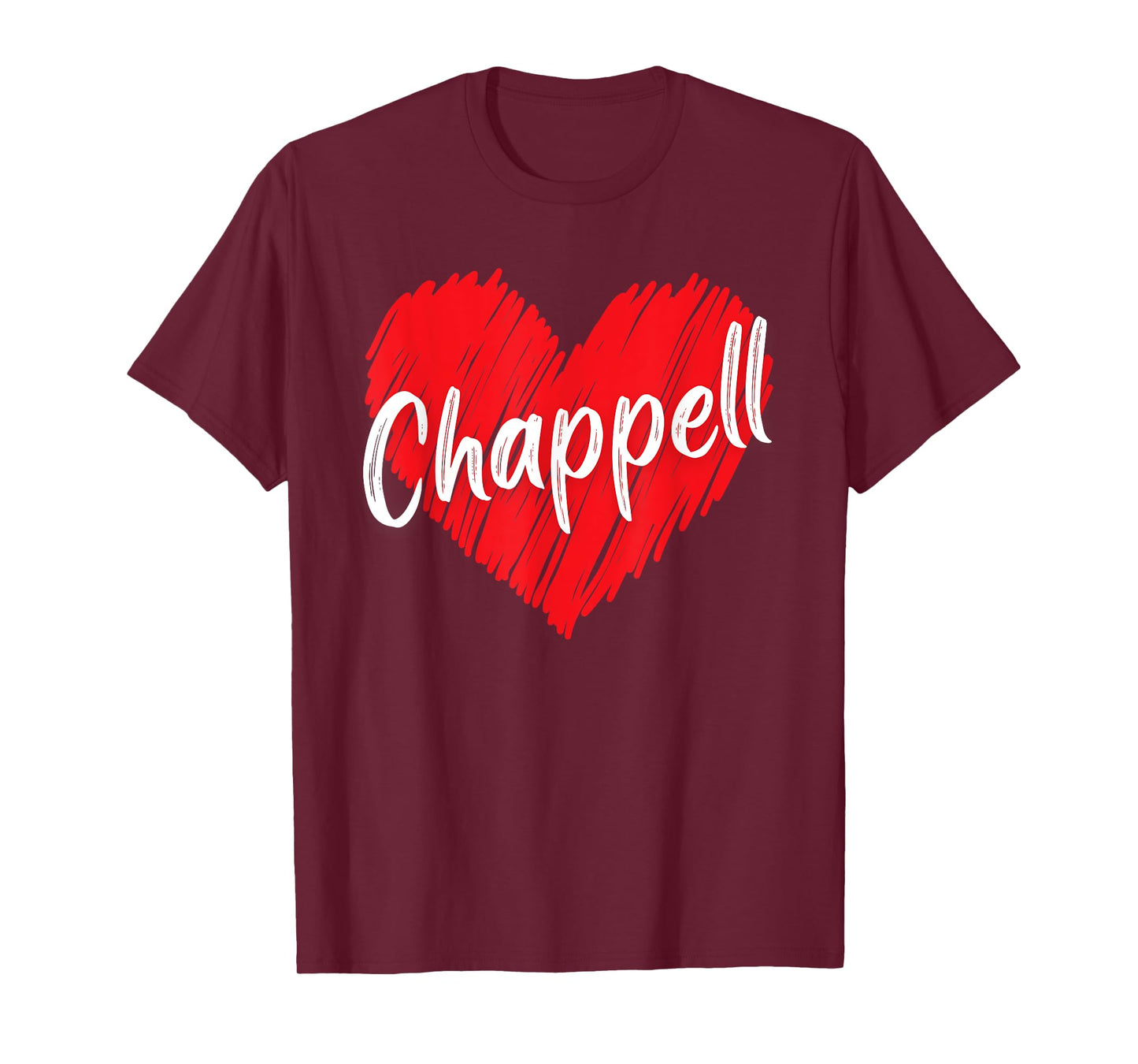 Chappell Personalized Name I Love Chappell Heart Vintage T-Shirt