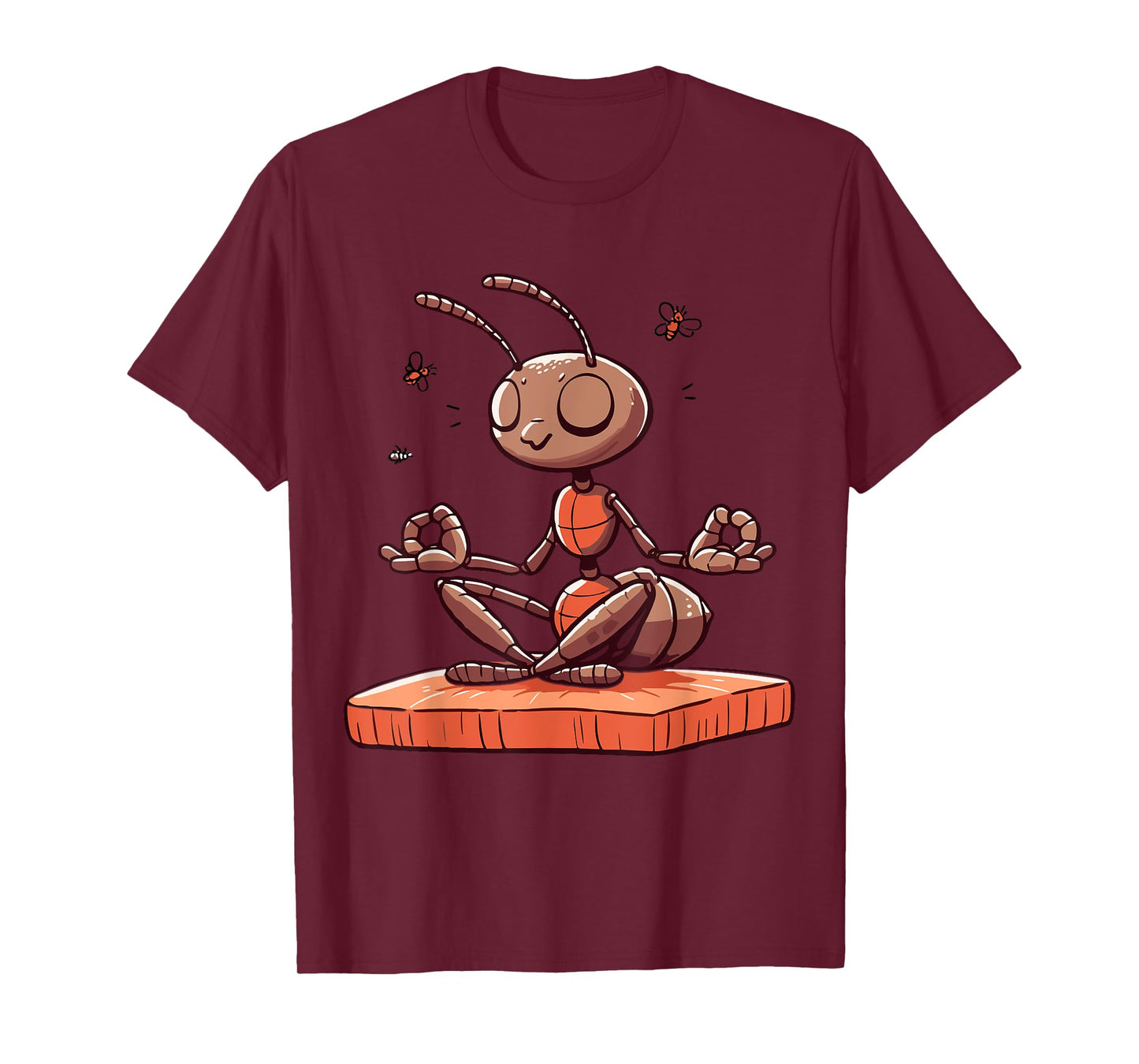 Meditation Ant Yoga Pose Relaxing Animal T-Shirt