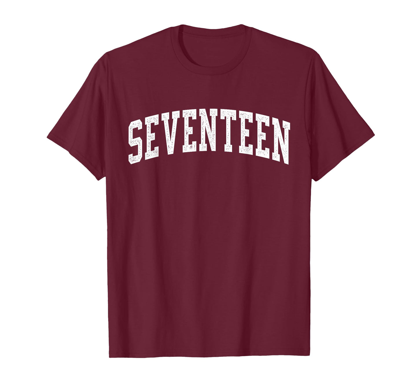 Seventeen Minimalist 17th Birthday Design 17-Year-Old T-Shirt