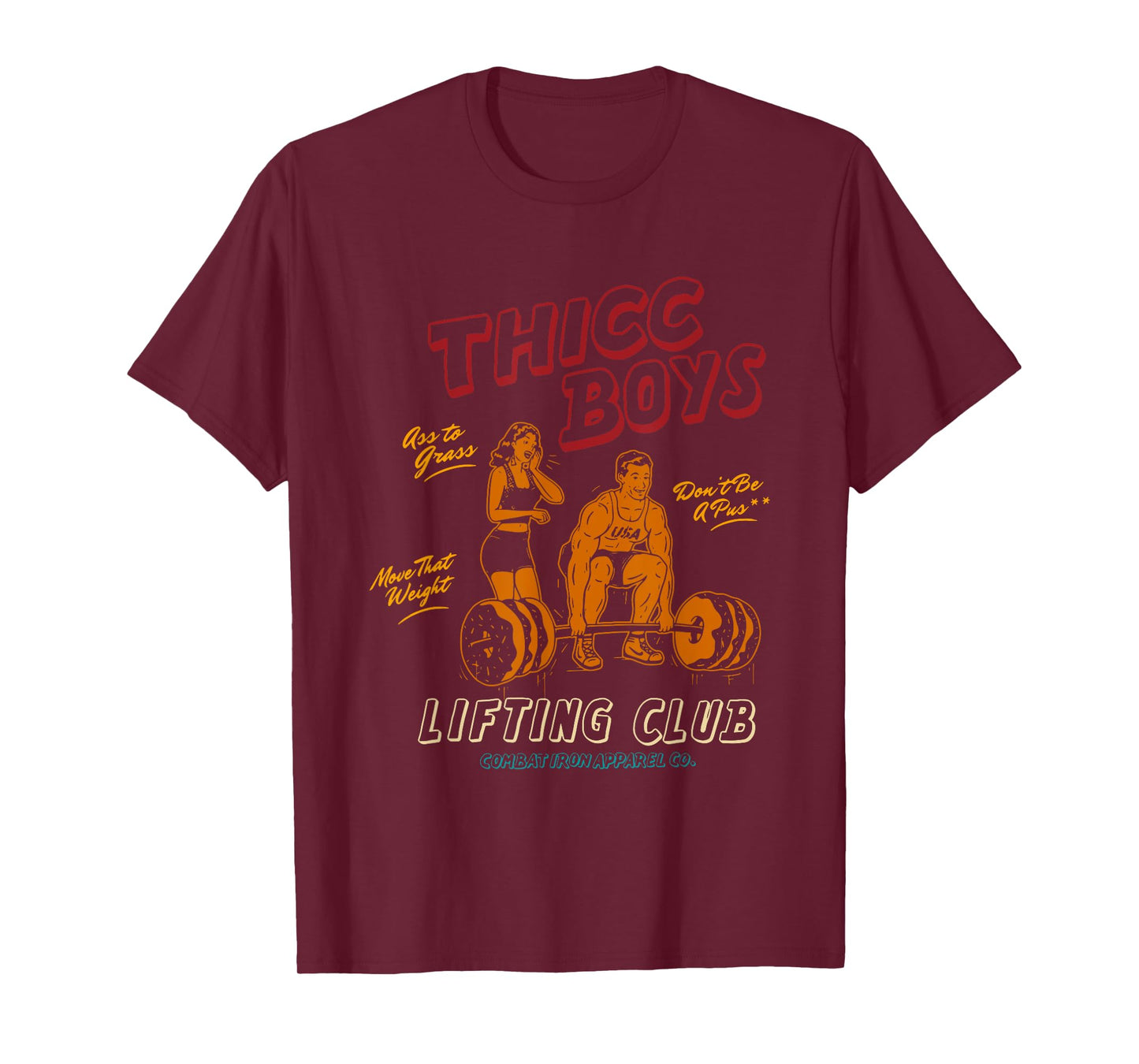 Thicc Boys Work-out Club T-Shirt