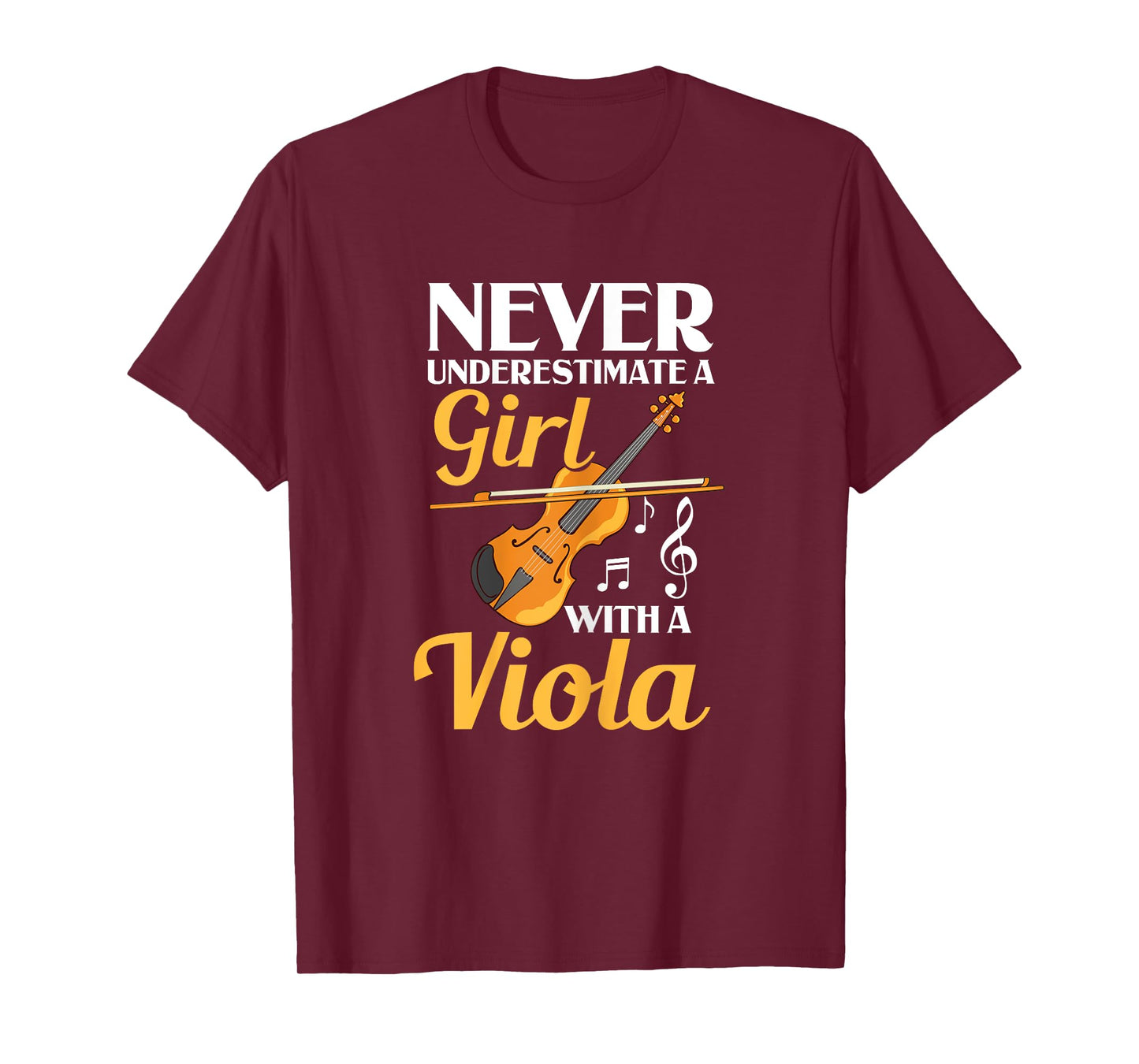 Viola Instrument Music Notes Player Lesson Beginner T-Shirt