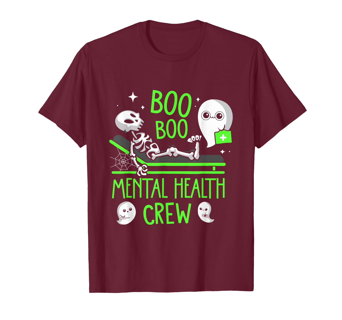 Mental Health Nurse Psych Boo Boo Crew Nursing Halloween T-Shirt