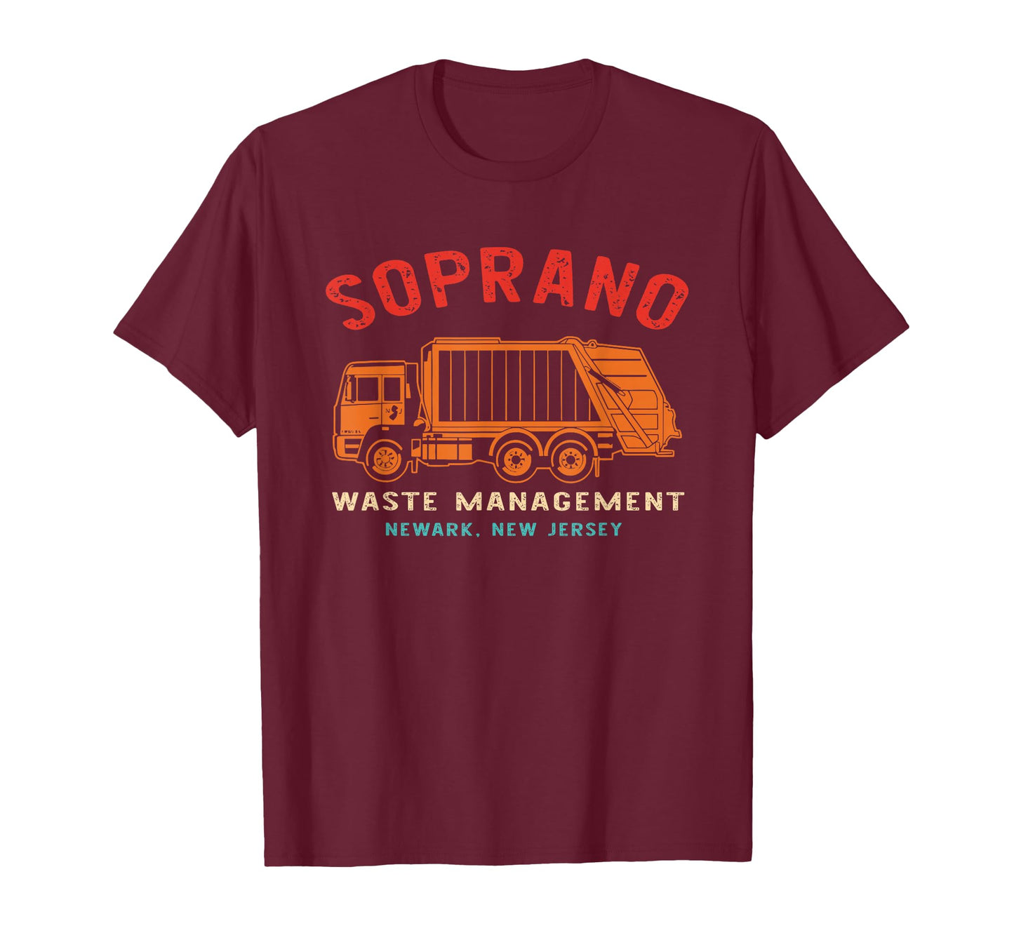 Soprano Waste Management Newark New Jersey Retro T-Shirt