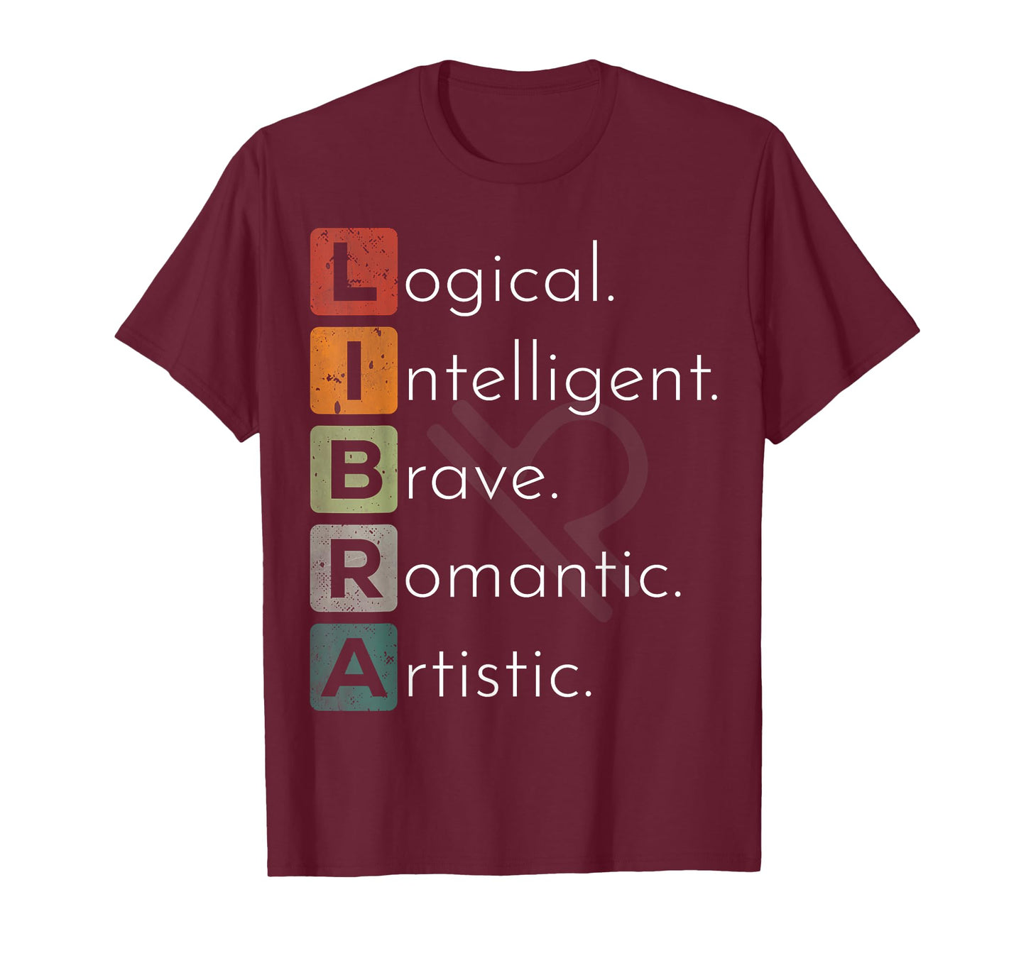 Vintage Libra Zodiac Sign Men Women Kids Libra Birthday T-Shirt