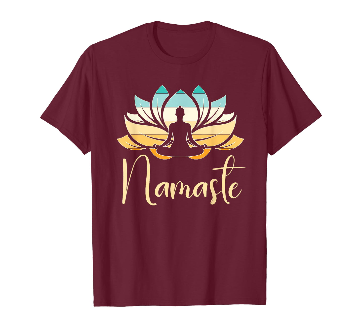 Namaste Lotus Flower Meditation Yoga T-Shirt