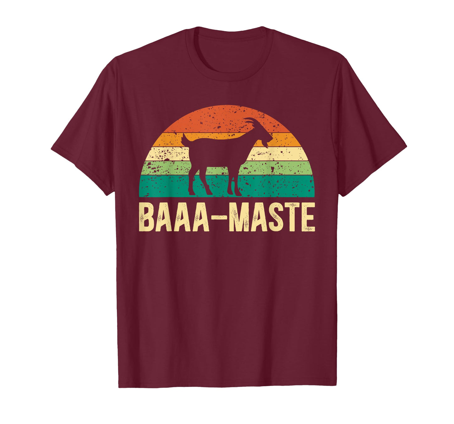 Baaa-Maste Yoga Lover Spiritual Meditation Goat Lady T-Shirt