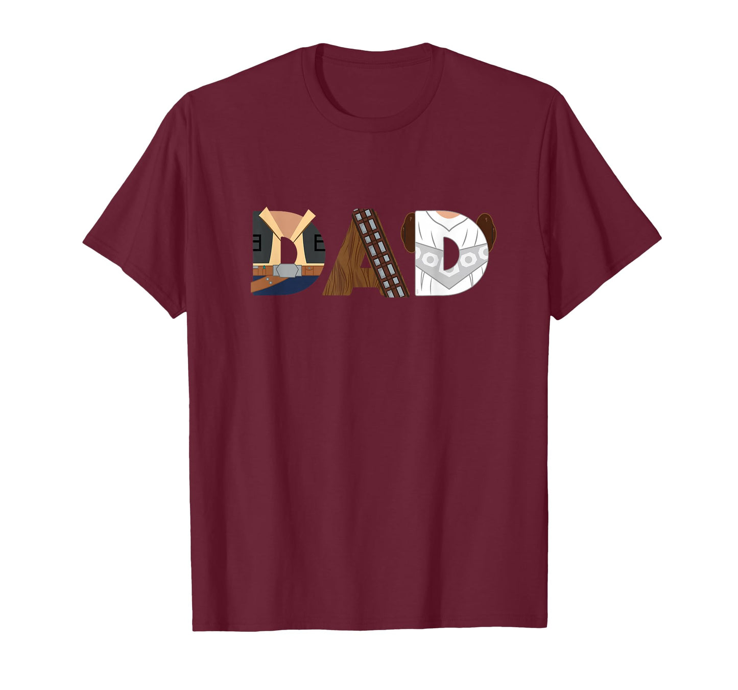 Star Wars Han Solo Chewbacca Leia Dad Father’s Day Birthday T-Shirt