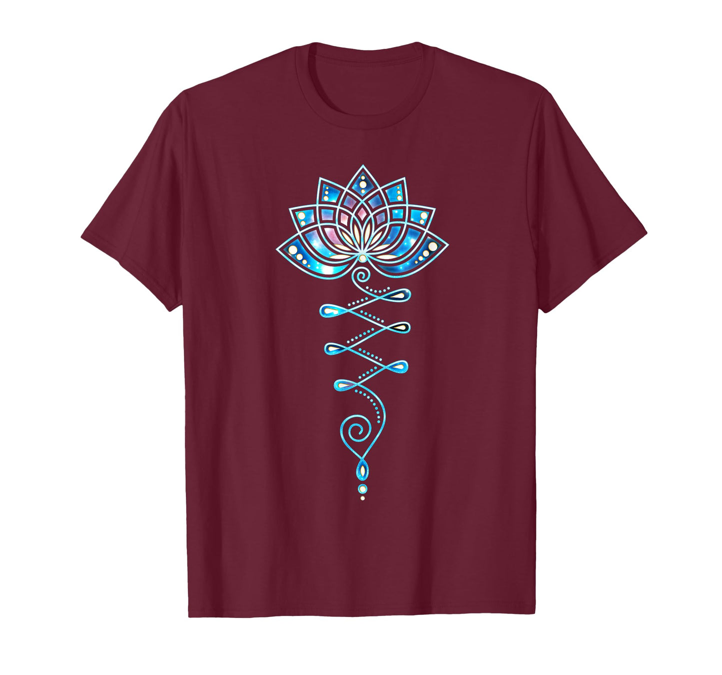 Lotus Flower Unalome Yoga Meditation Awareness Zen T-shirt T-Shirt