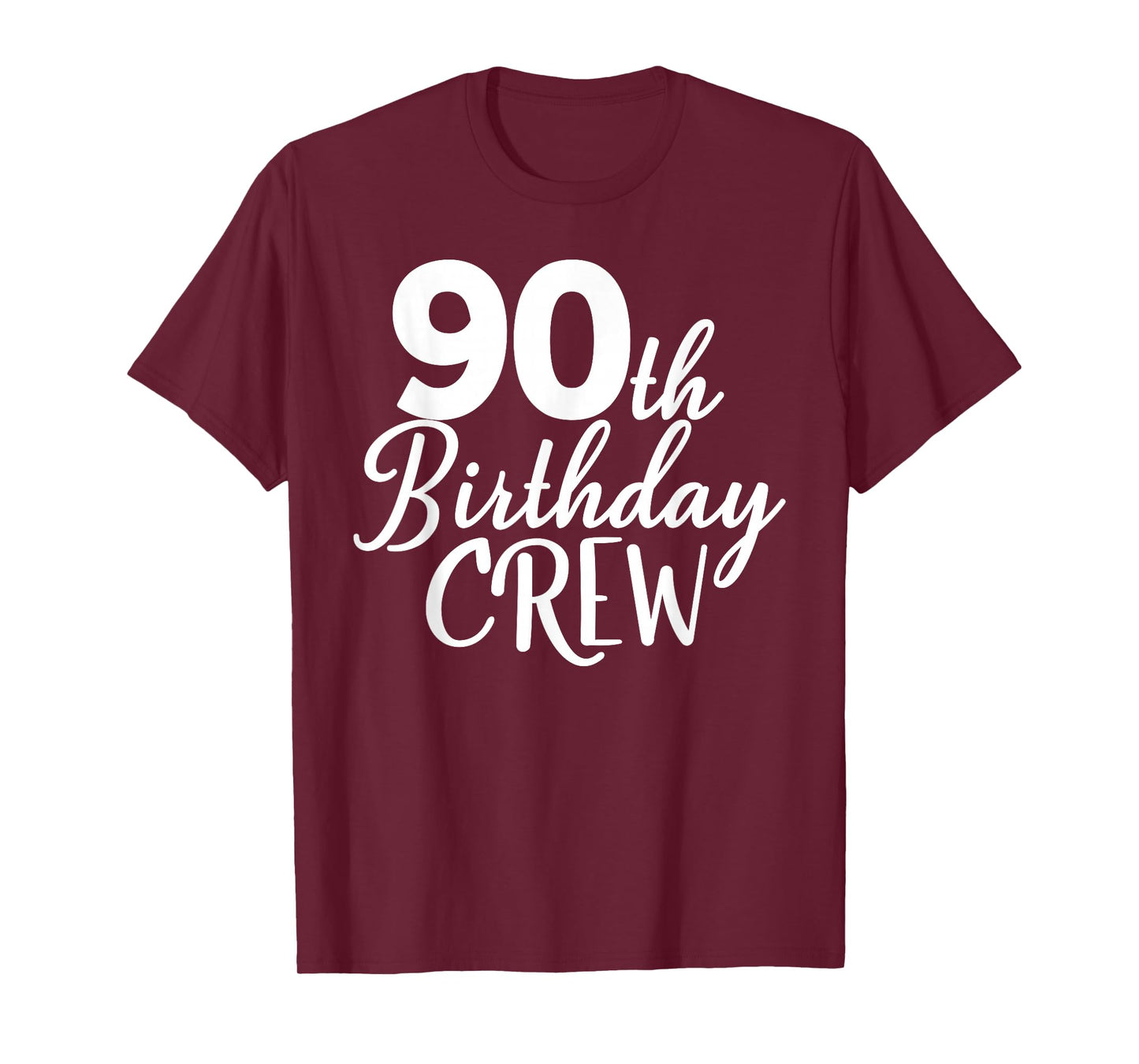 90th Birthday Crew 90 Years Old Group Matching Party T-Shirt