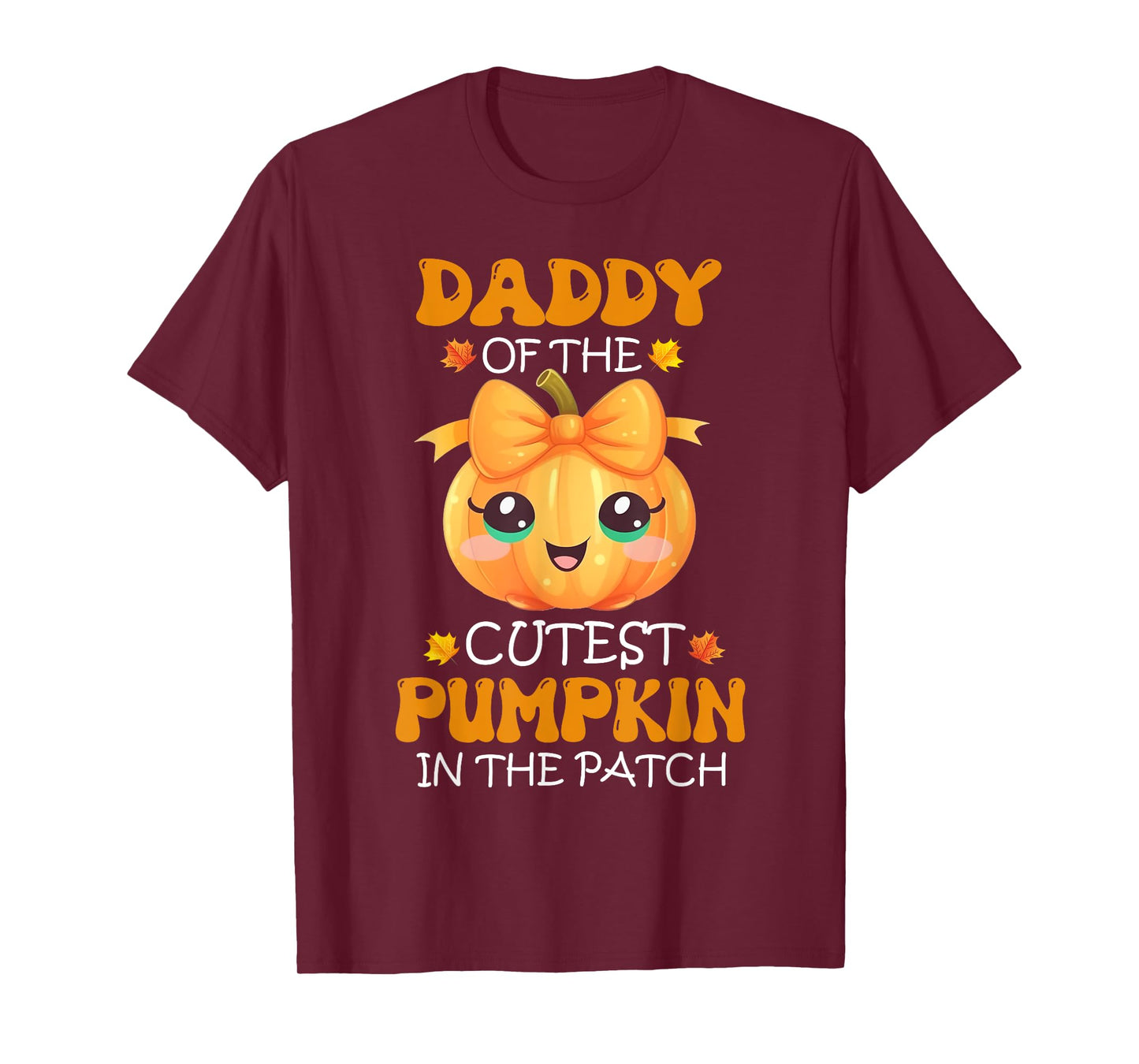 Daddy Of The Cutest Pumpkin In The Patch Halloween T-Shirt
