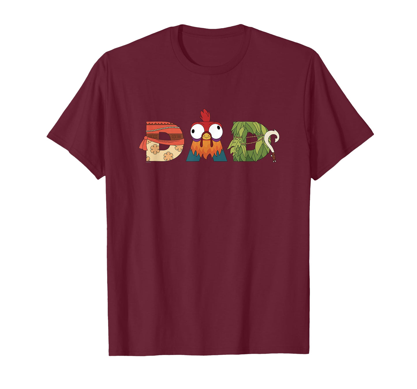 Disney Moana Letters Maui Father’s Day Birthday Best Dad T-Shirt