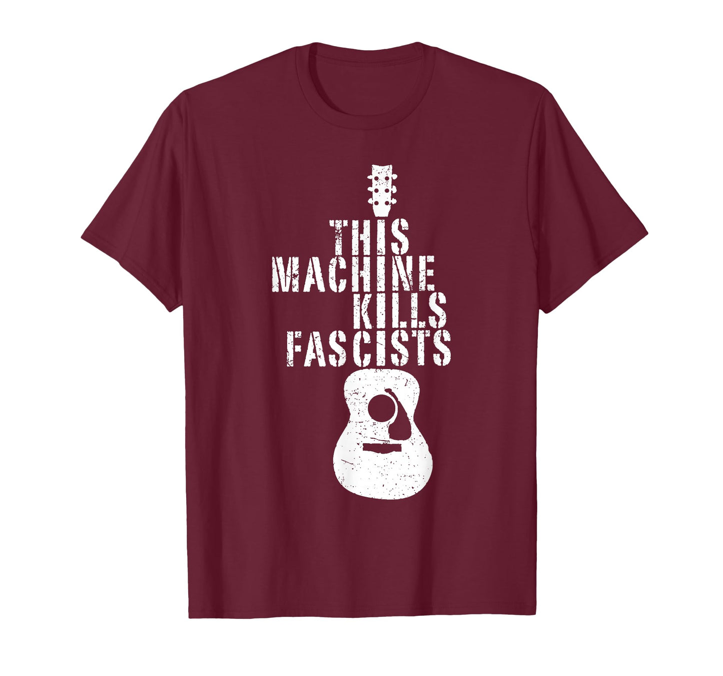 Vintage Funny This Machine Kills Fascists For Music Lover T-Shirt