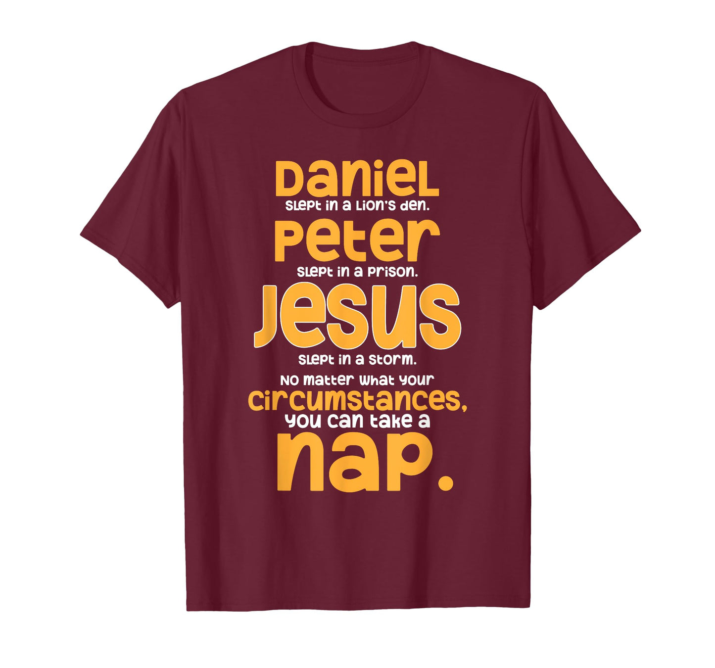 Funny for Men or Women Bible Verse Unisex Christian Sayings T-Shirt