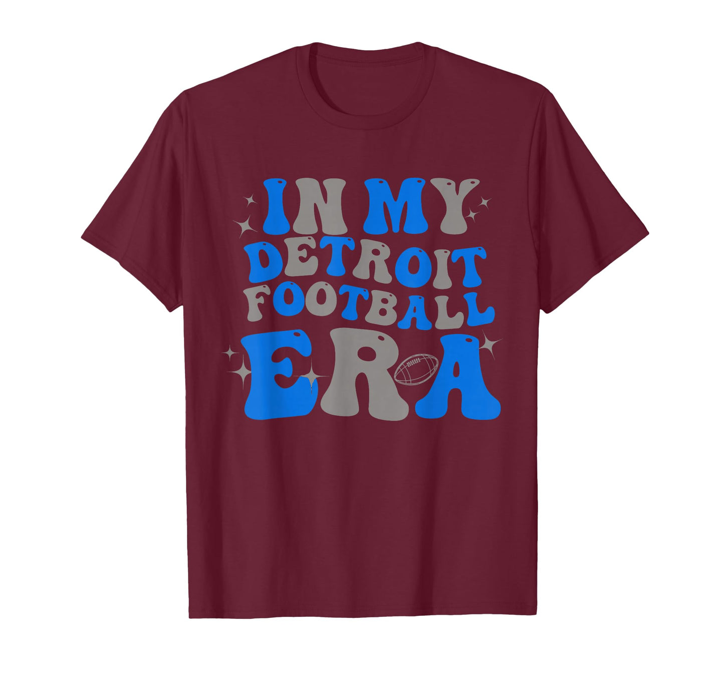 In My Detroit Football Era Men Women Children T-Shirt
