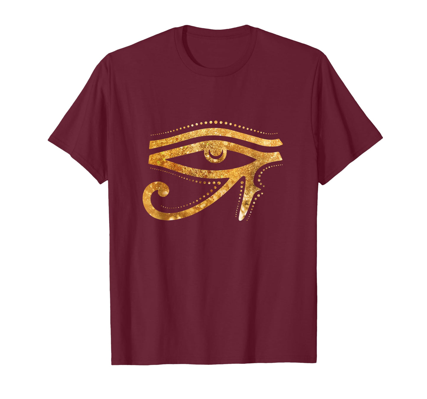 Golden Eye Of Ra Egyptian Hieroglyph Pharao Esoteric T-Shirt