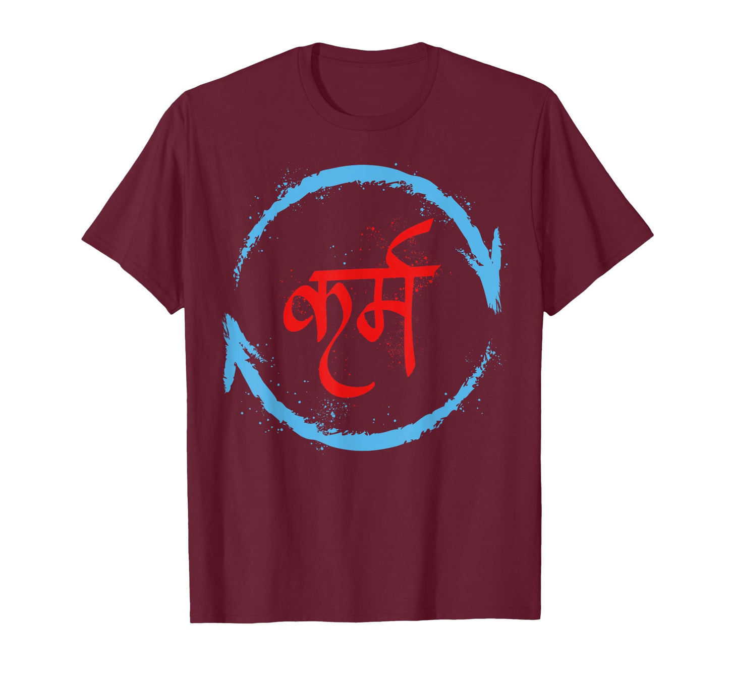 Karma In Hindi Sanskrit Yoga Universal Law Buddhism positive T-Shirt