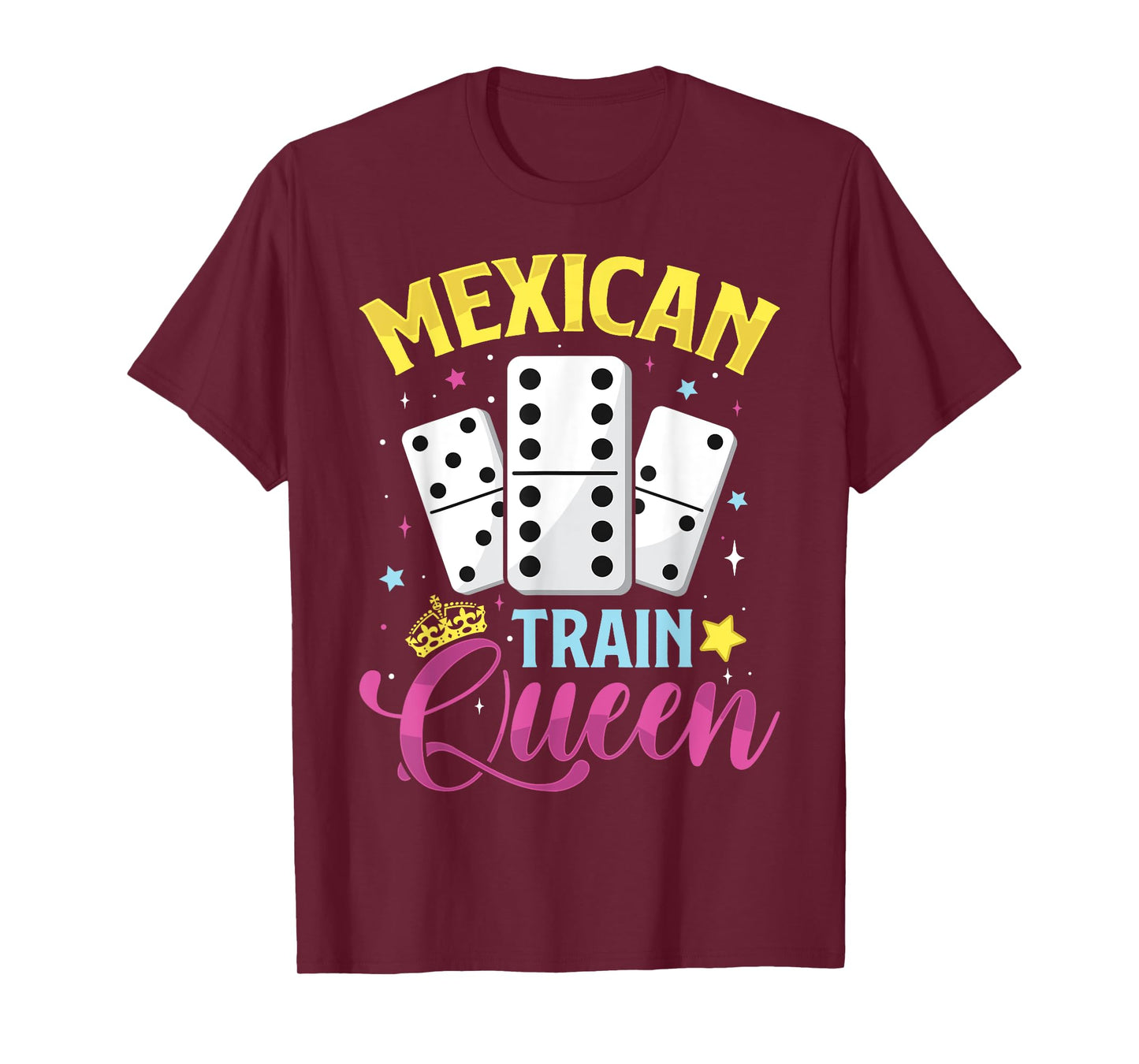 Mexican Train Master Domino Player Dominoes Lover Tile Game T-Shirt