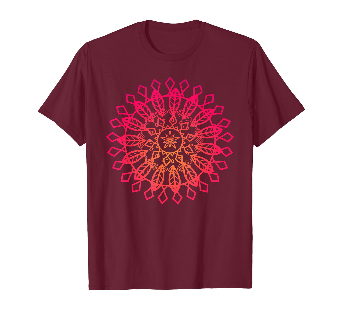 Sacred Geometry Mandala Design Art Lover Spiritual Graphic T-Shirt