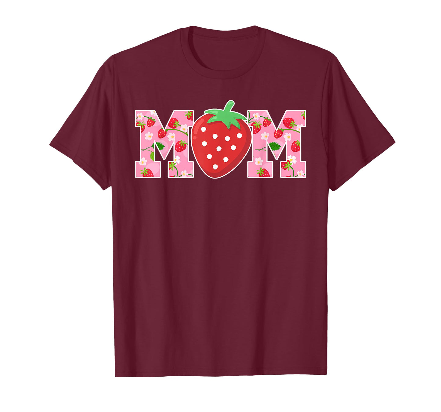 Mom Of The Berry Sweet Birthday Strawberry Girls Family T-Shirt