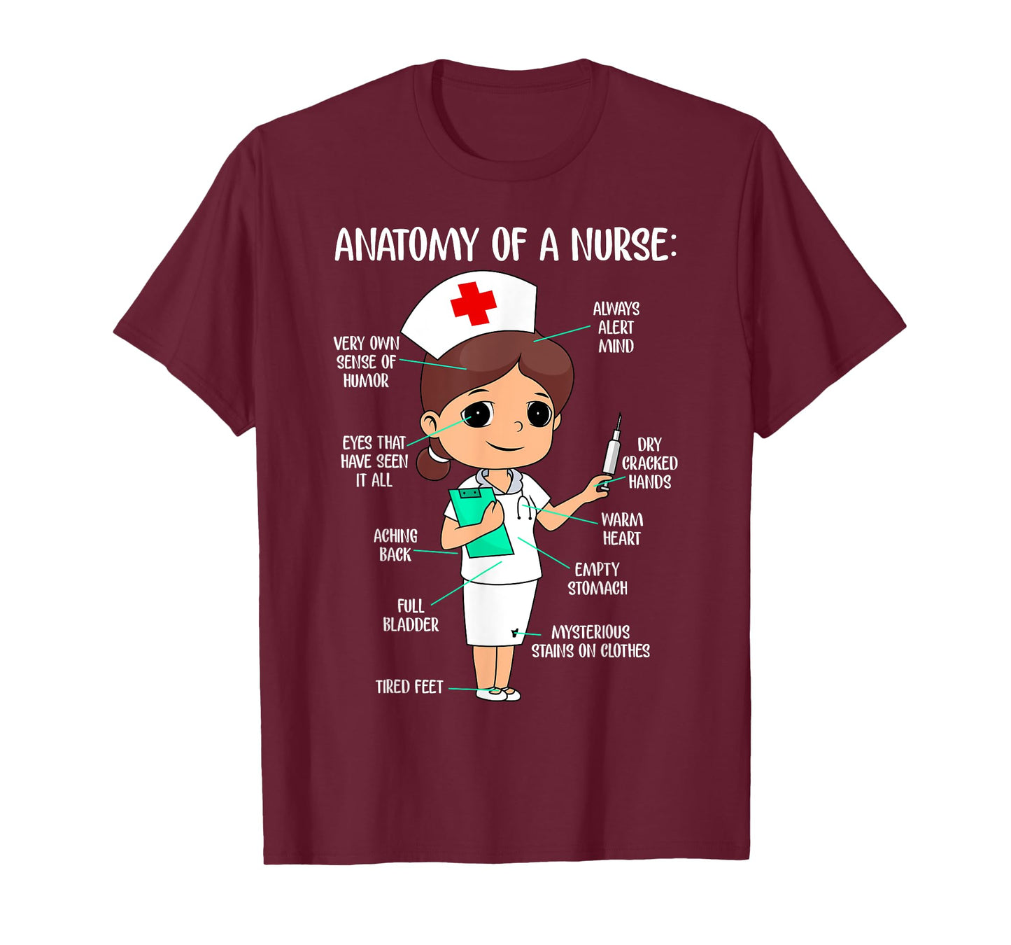 The anatomy of a nurse T-Shirt