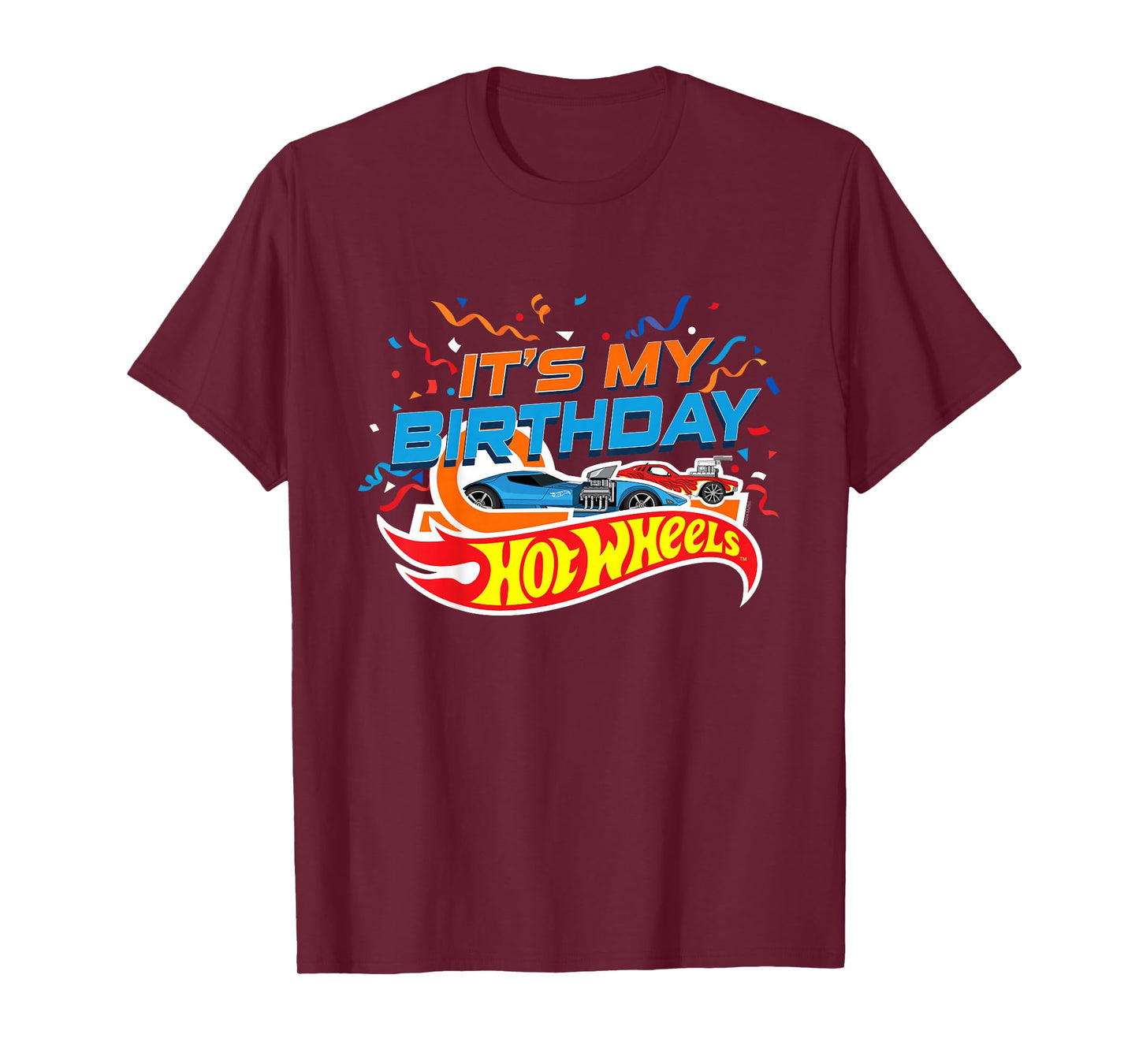 Kids Hot Wheels It's My Birthday Confetti T-Shirt