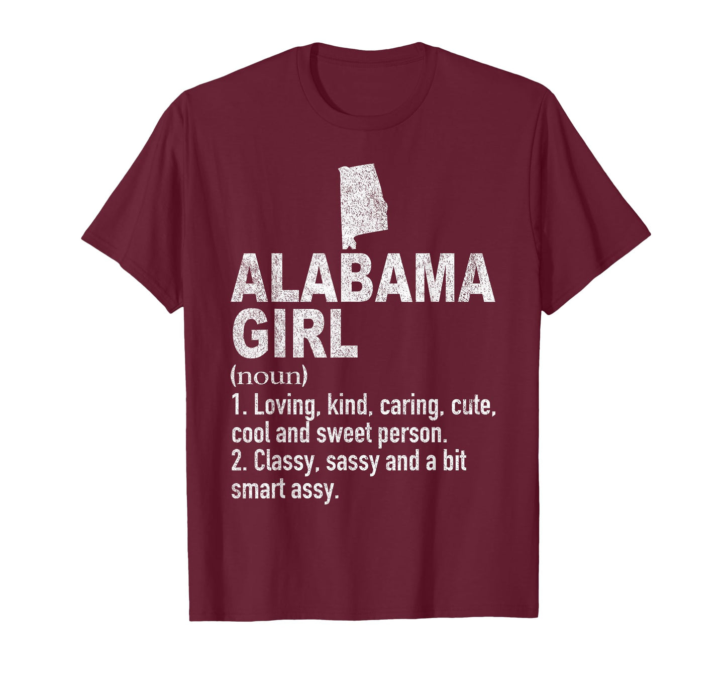 Alabama Girl Definition Funny Hometown Home Alabama Roots T-Shirt