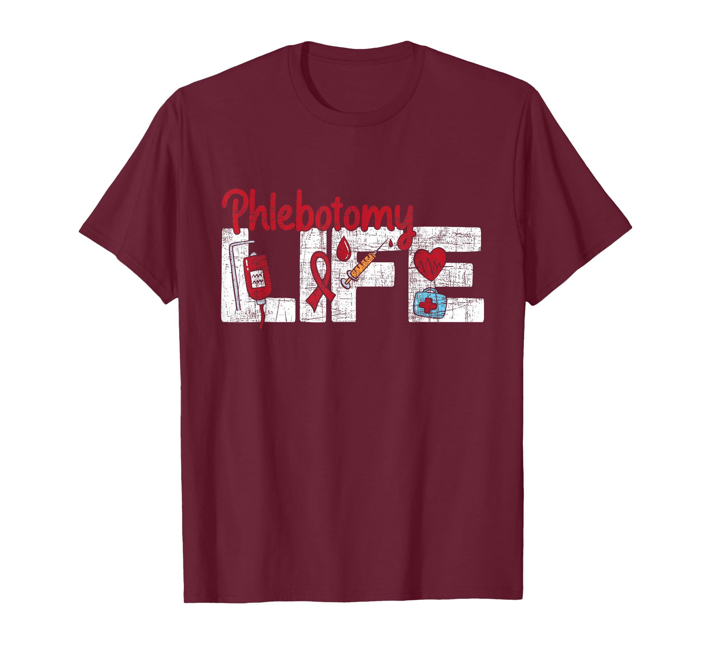 Phlebotomy Life - Phlebotomist Medical Healthcare Worker T-Shirt