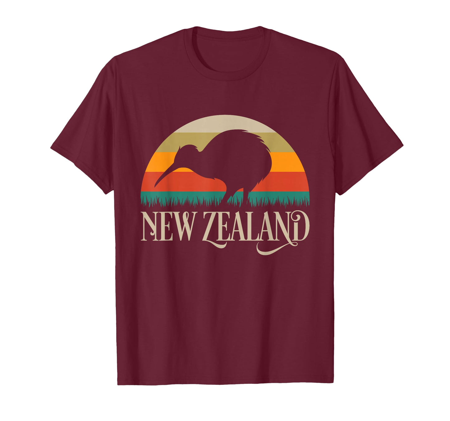 New Zealand Kiwi Vintage Bird NZ Travel Kiwis New Zealander T-Shirt