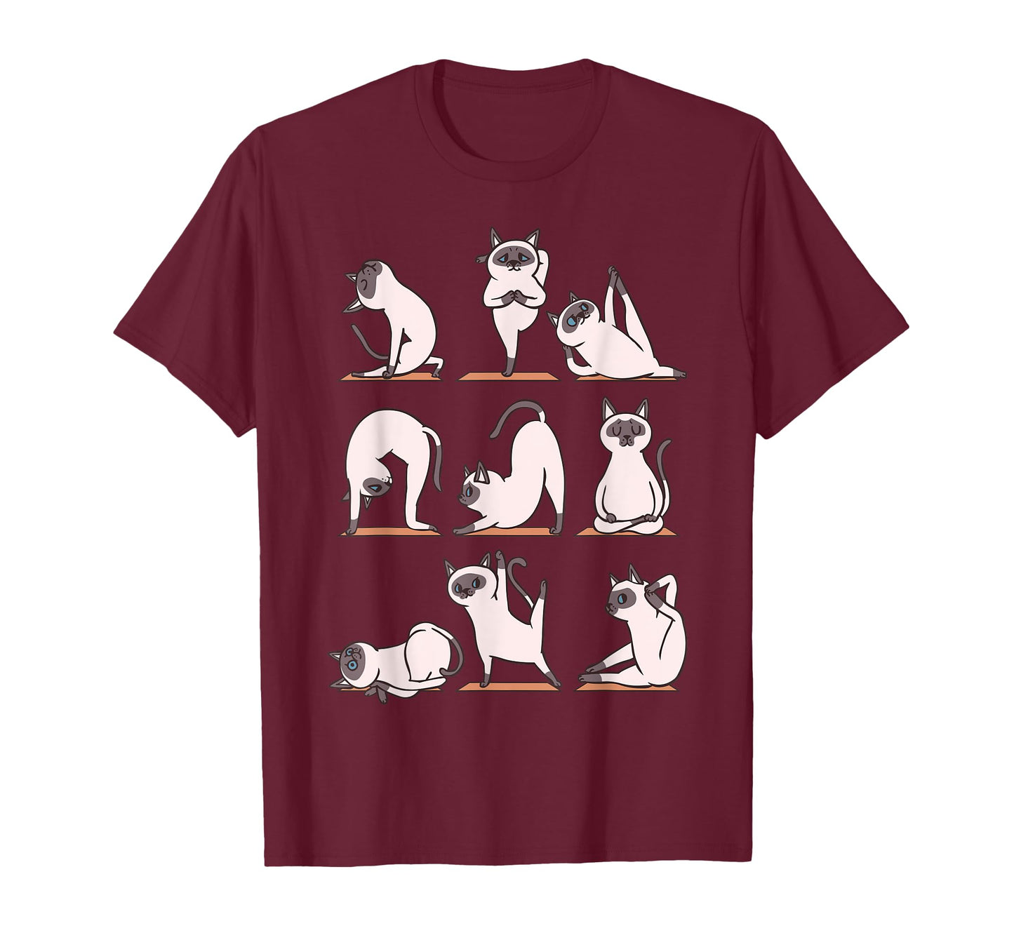 Siamese Cat Yoga T-Shirt