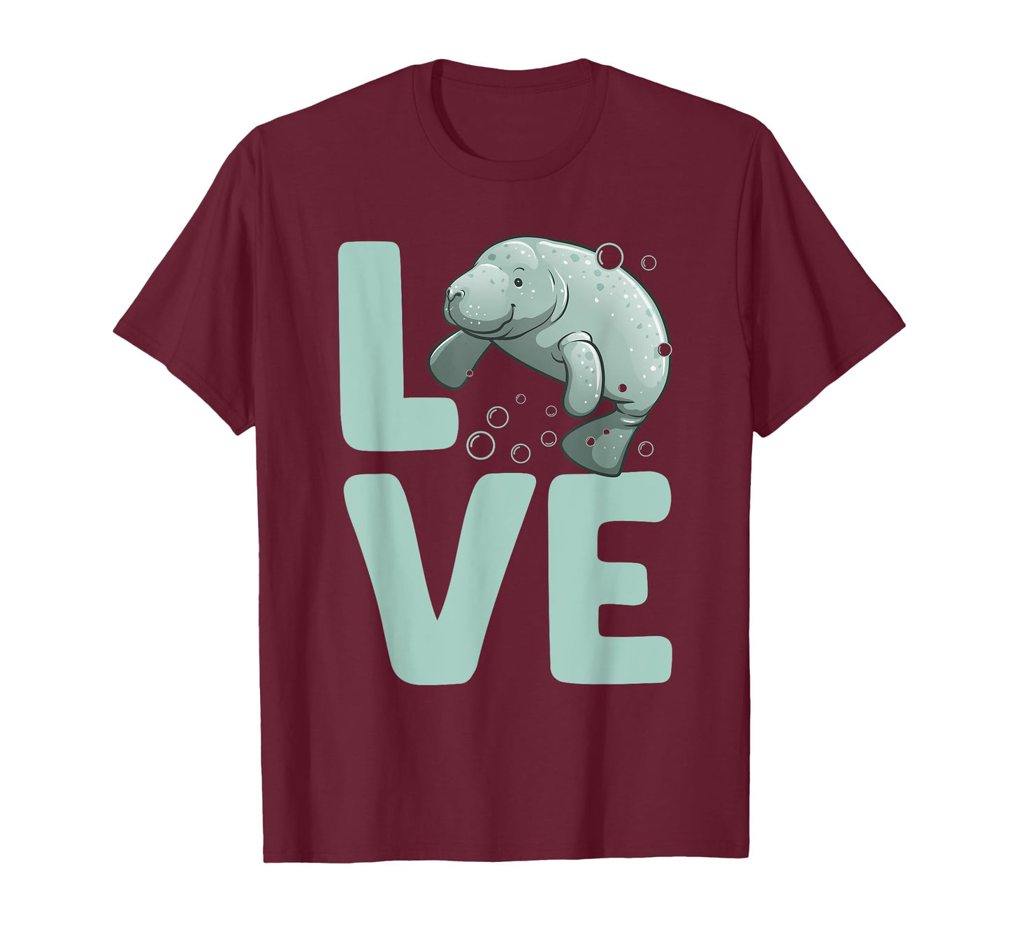 Funny Manatee Design For Men Women Kids Dugong Manatee Lover T-Shirt
