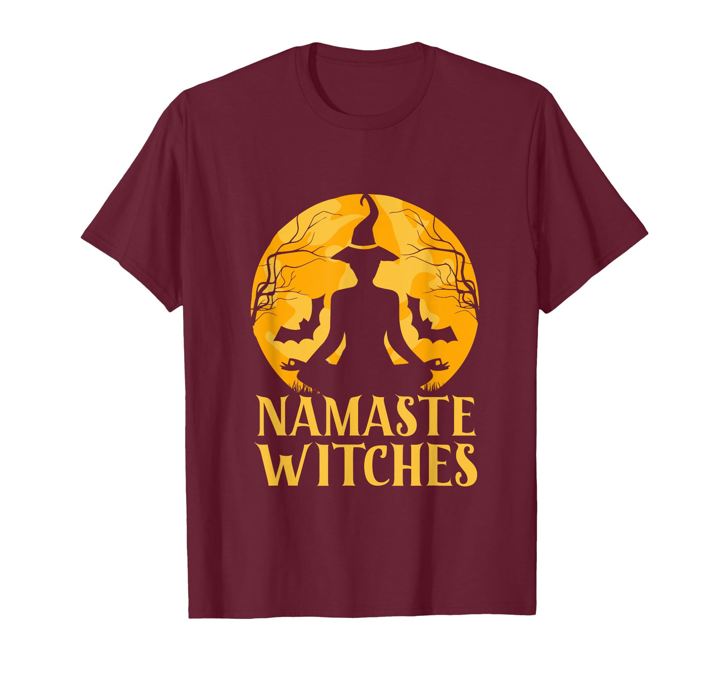 Namaste Witches Halloween Yoga Lover T-Shirt