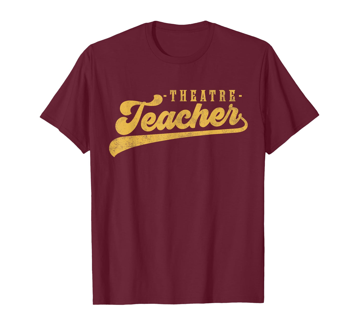 Theatre Teacher Men Women Vintage Graphic Theatre Teacher T-Shirt